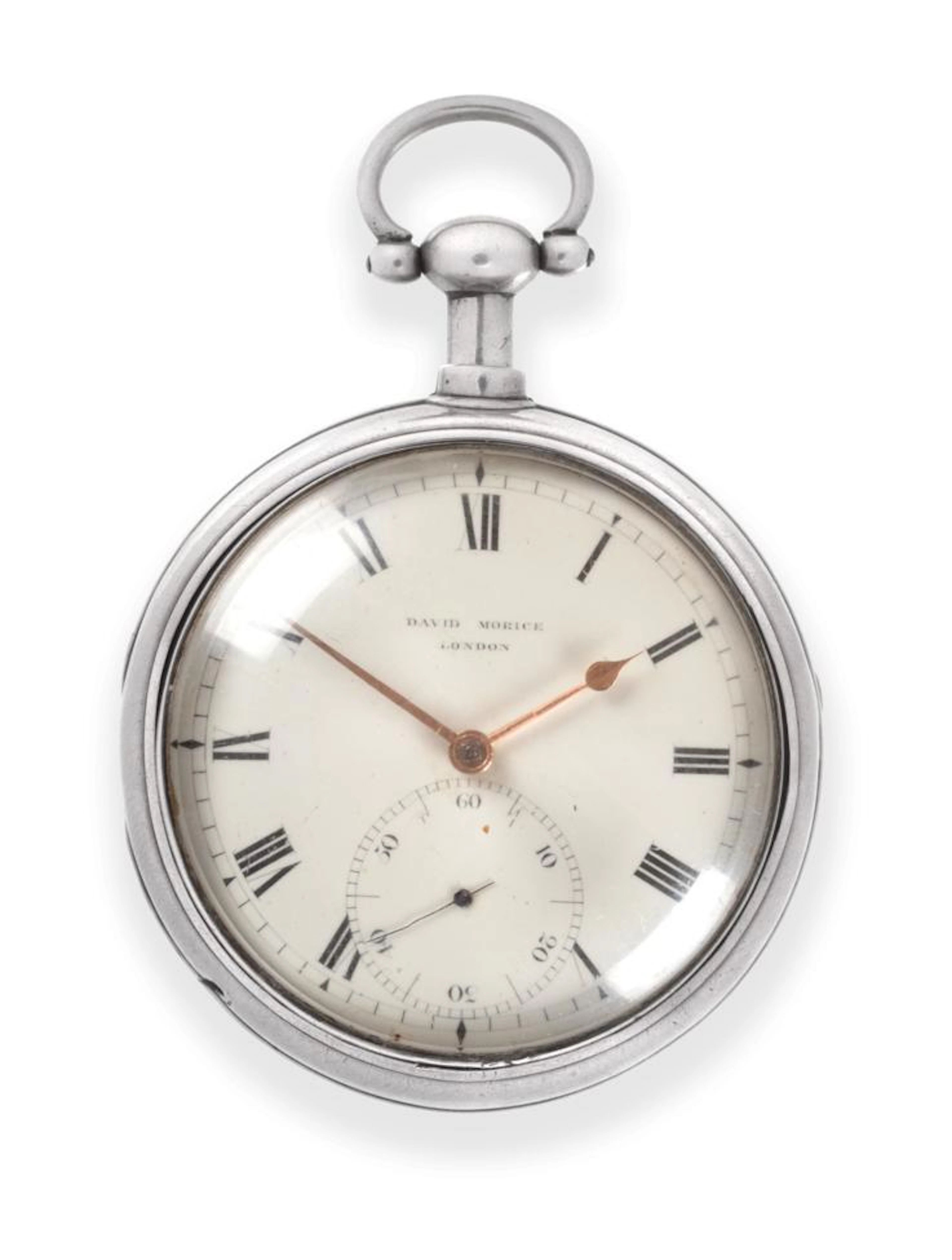 A Silver Pair Cased Duplex Pocket Watch