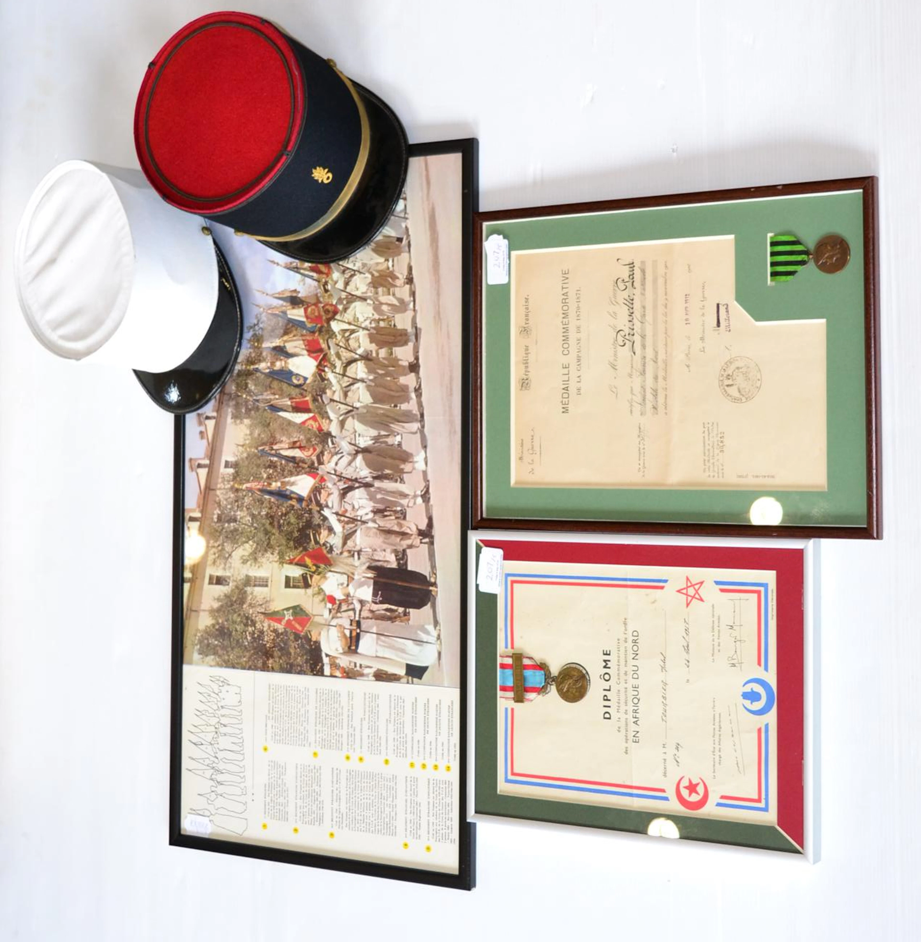 The French Foreign Legion - a Post War kepi to an Infantry Officer