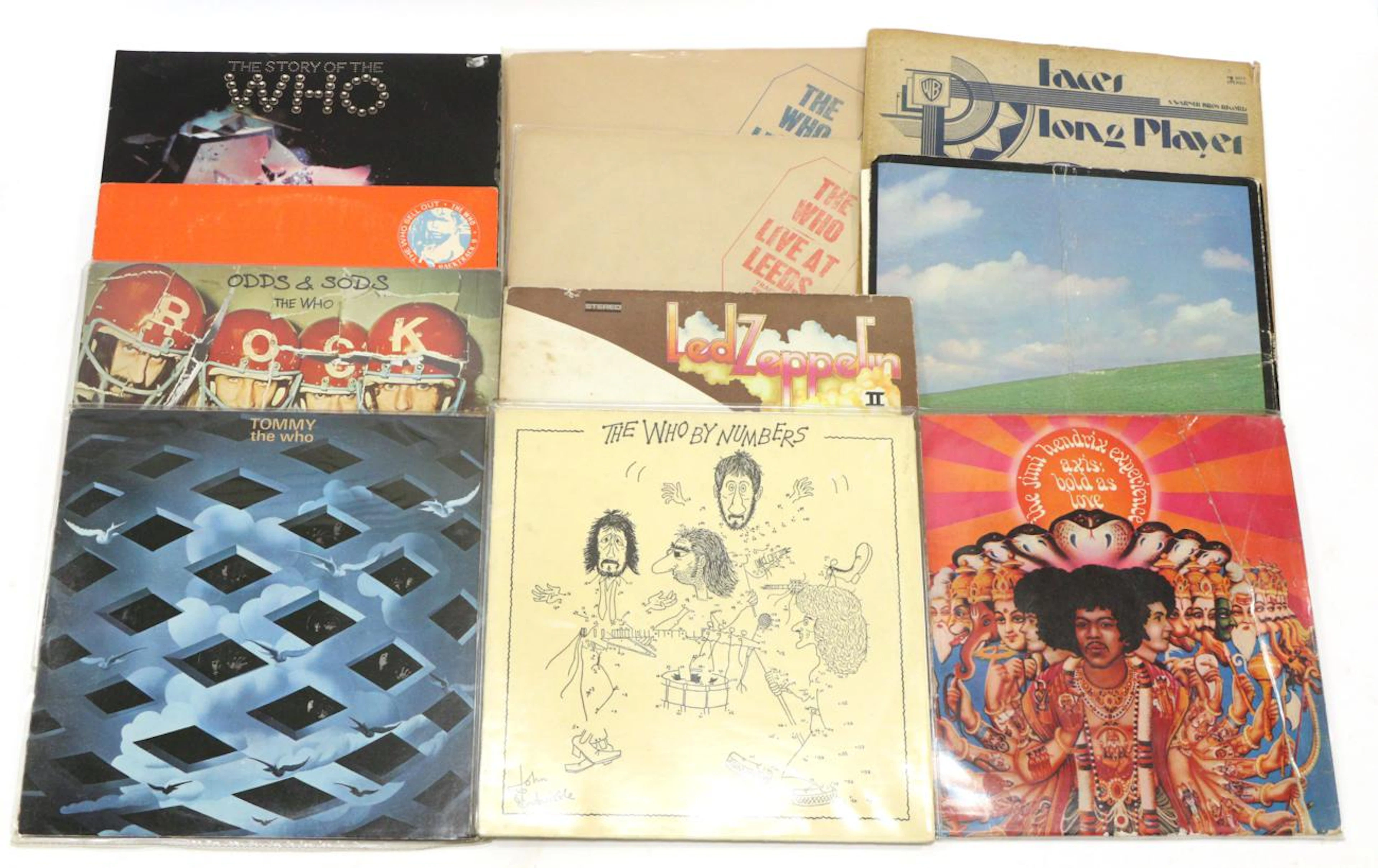 Various Records including Led Zeppelin II