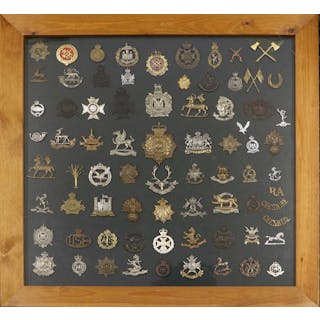 A Collection of Seventy Five British Military Badges