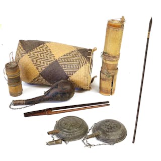 An Indonesian Sumpitan (Blowpipe), also