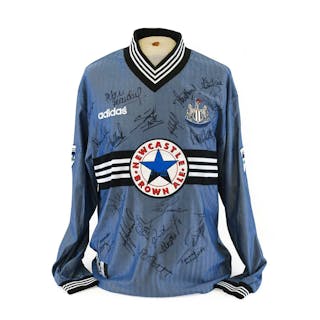 Newcastle United David Ginola Autographed Shirt, Newcastle United