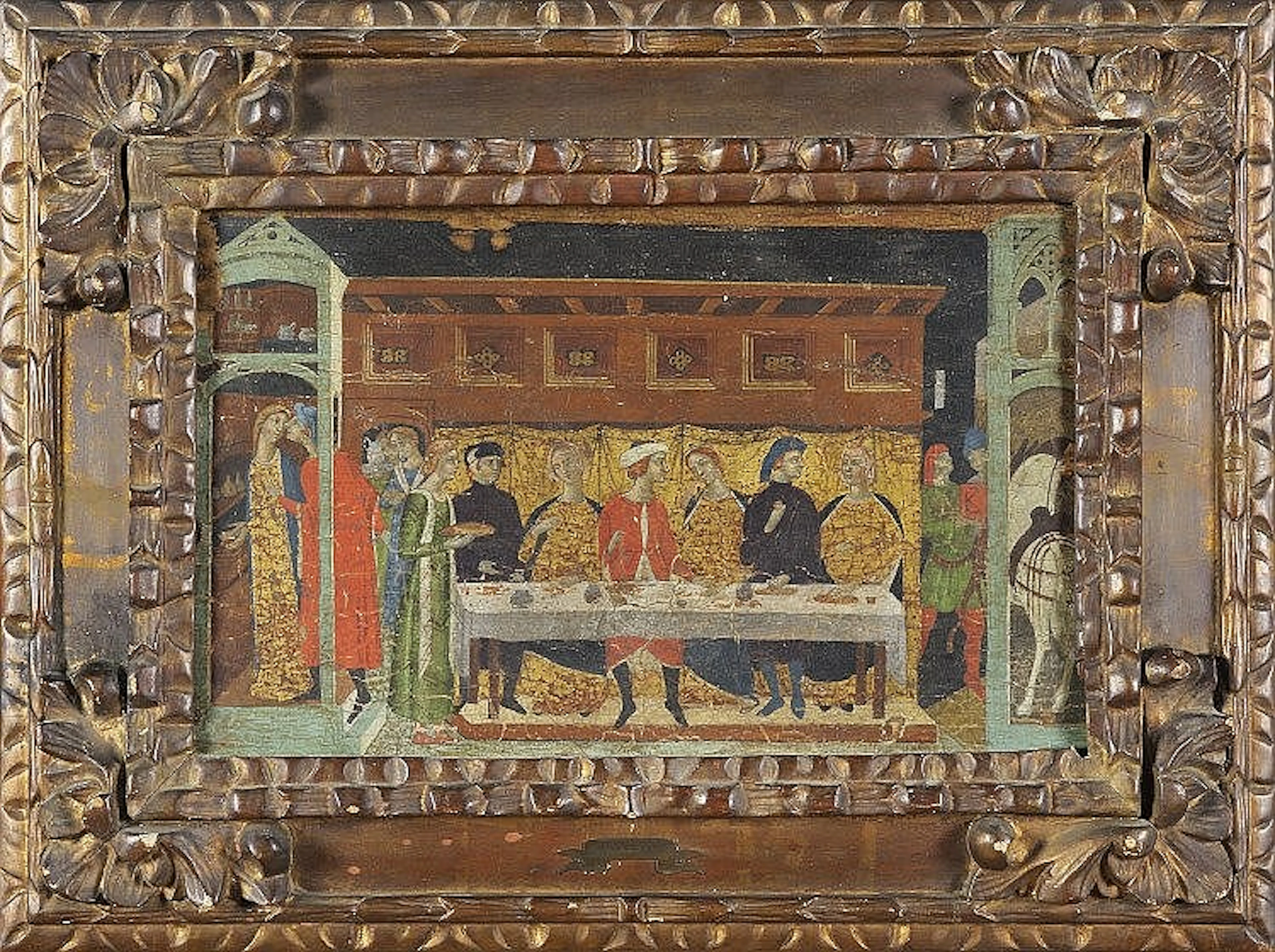 Imitatore di Pietro Lorenzetti, secolo XIX Banchetto