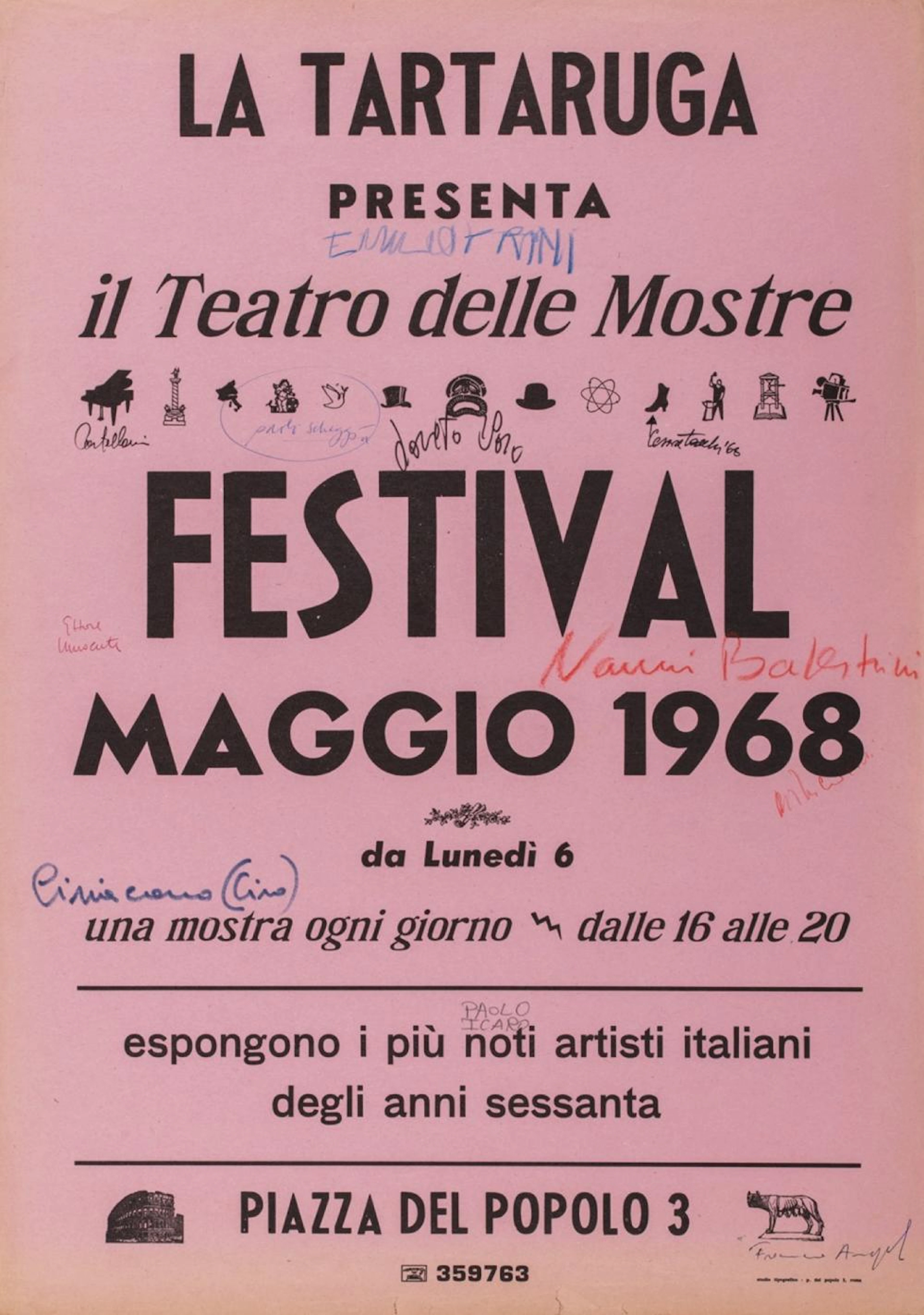 Il Teatro delle Mostre - Festival Maggio 1968