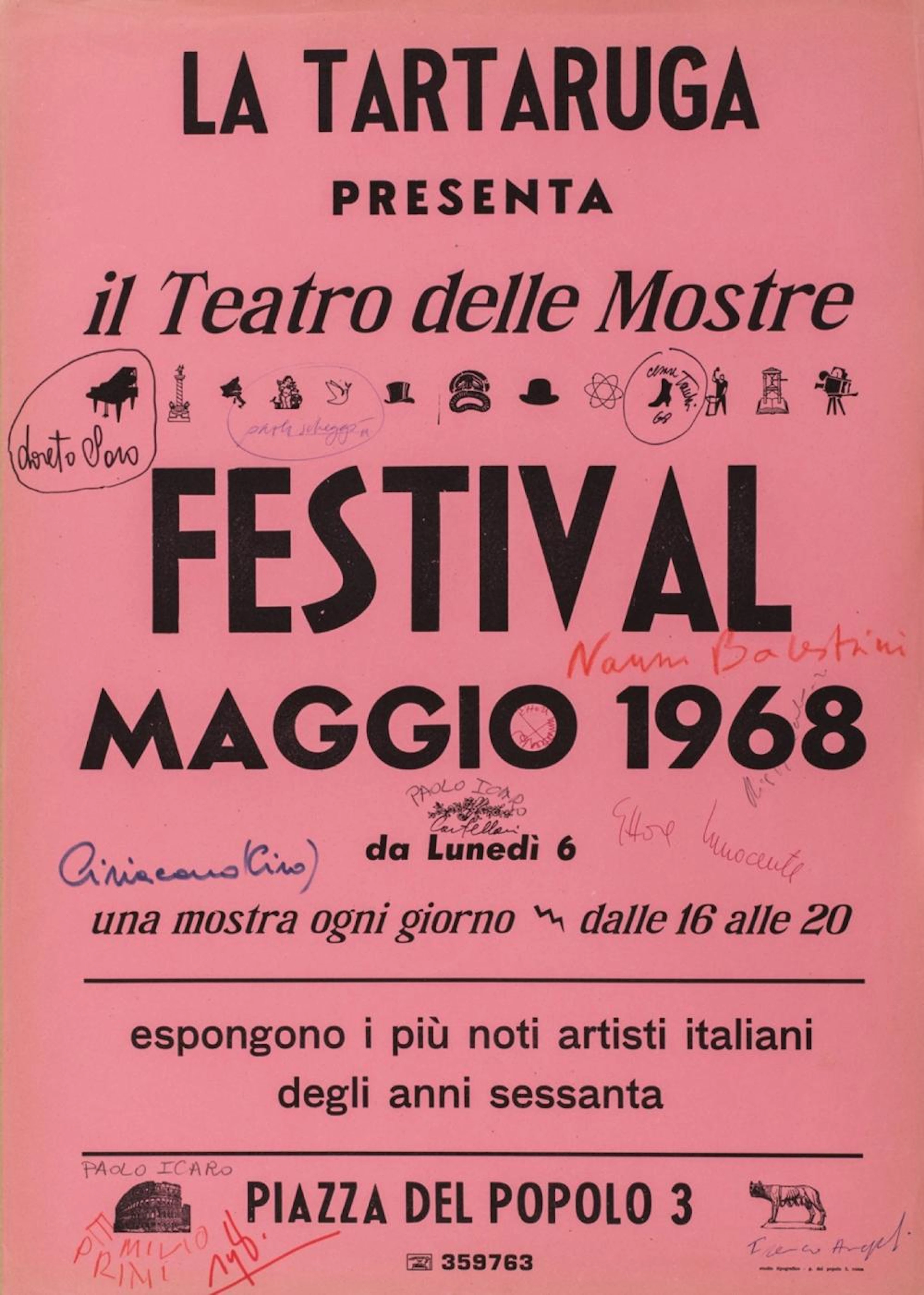 Il Teatro delle Mostre - Festival Maggio 1968