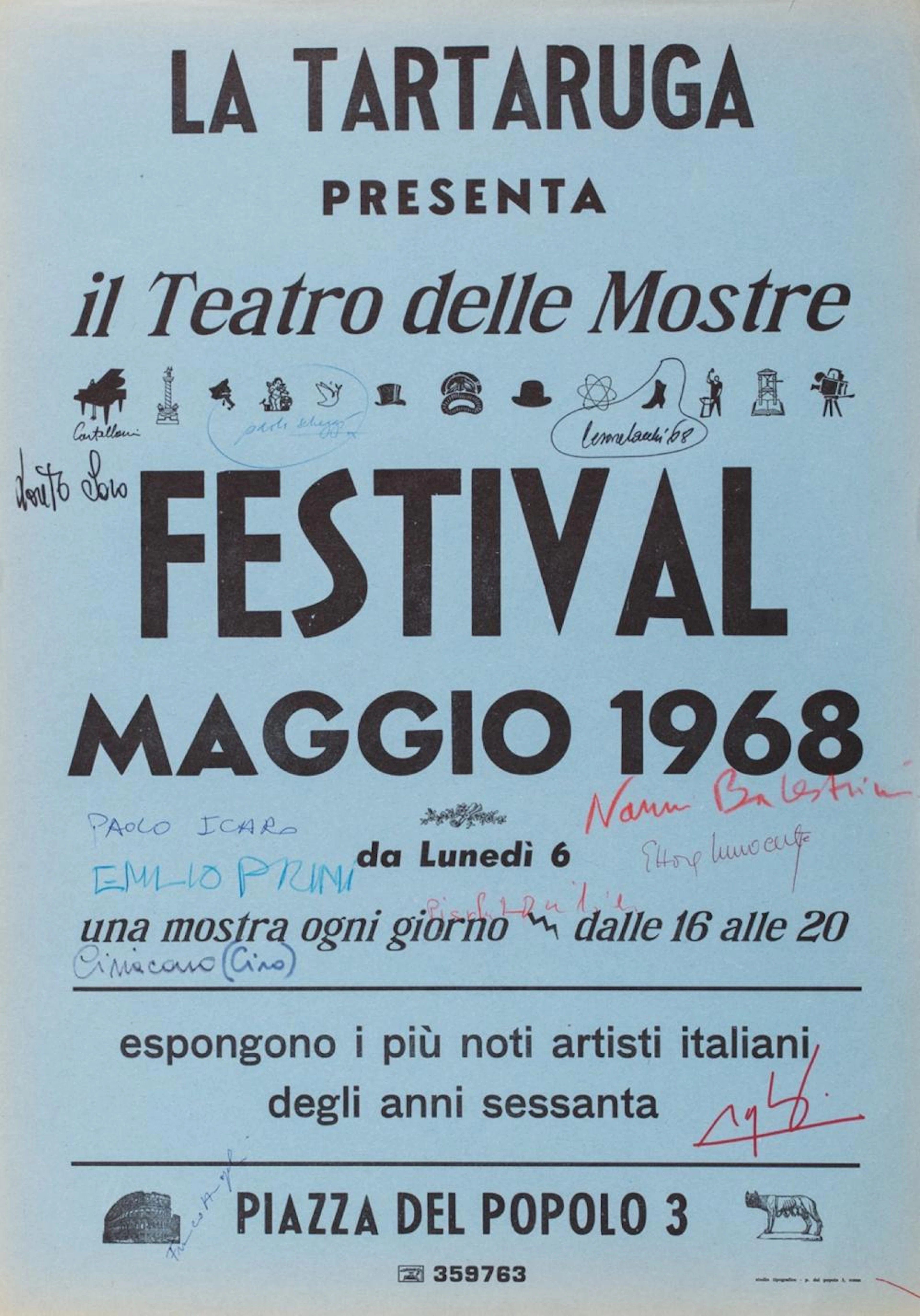 Il Teatro delle Mostre - Festival Maggio 1968