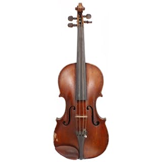 Late 19th century violin labelled Jacobus Stainer..., 14 1/1...