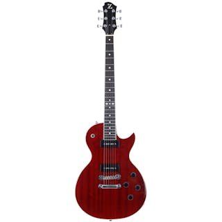 2014 Zemaitis Z22 p90 electric guitar, made in Korea; Body: ...