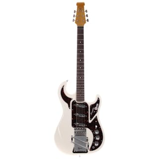 Burns Marvin 1964 electric guitar; Body: white finish; Neck:...