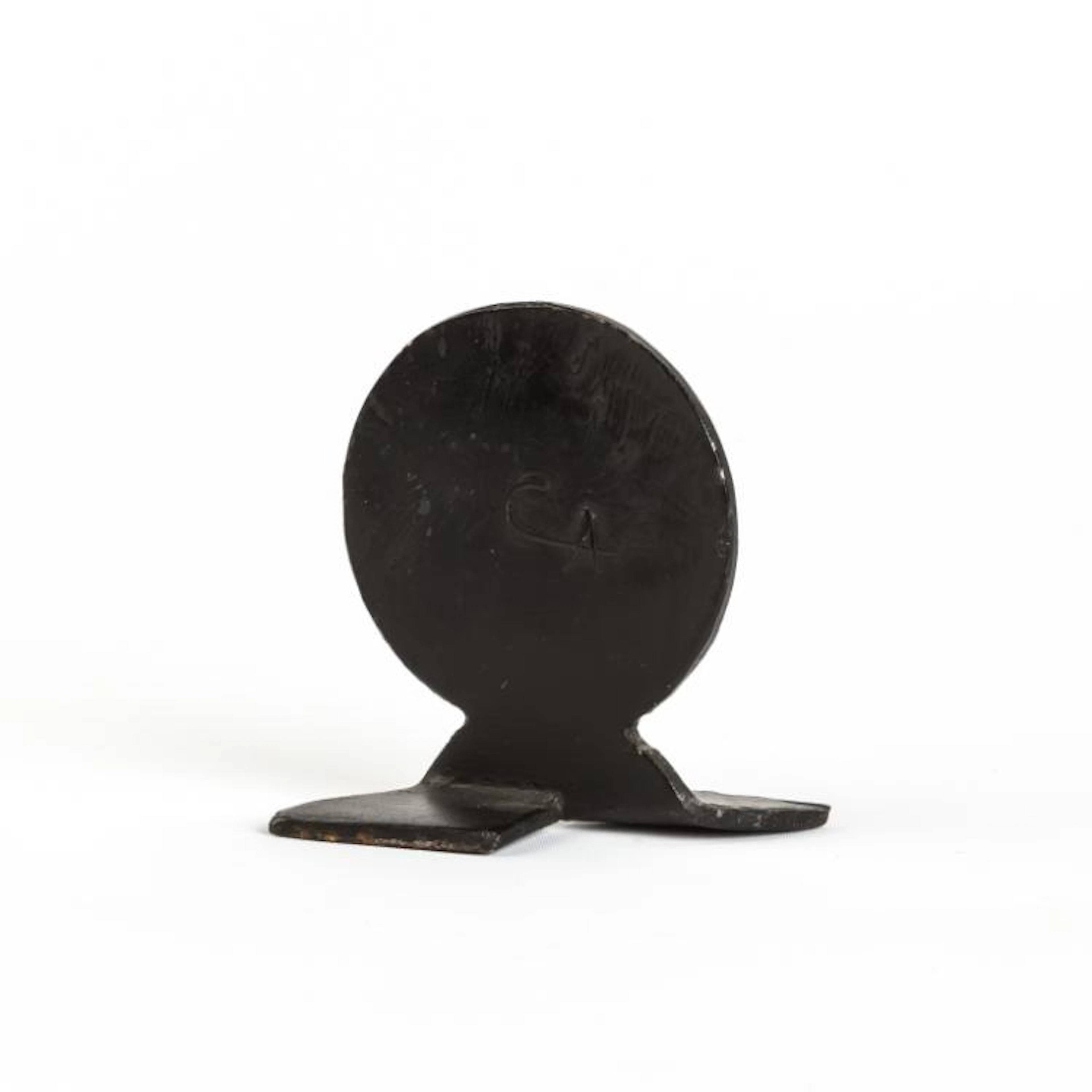 Alexander Calder (American, 1898-1976) "Black Disc Metal Stabile"