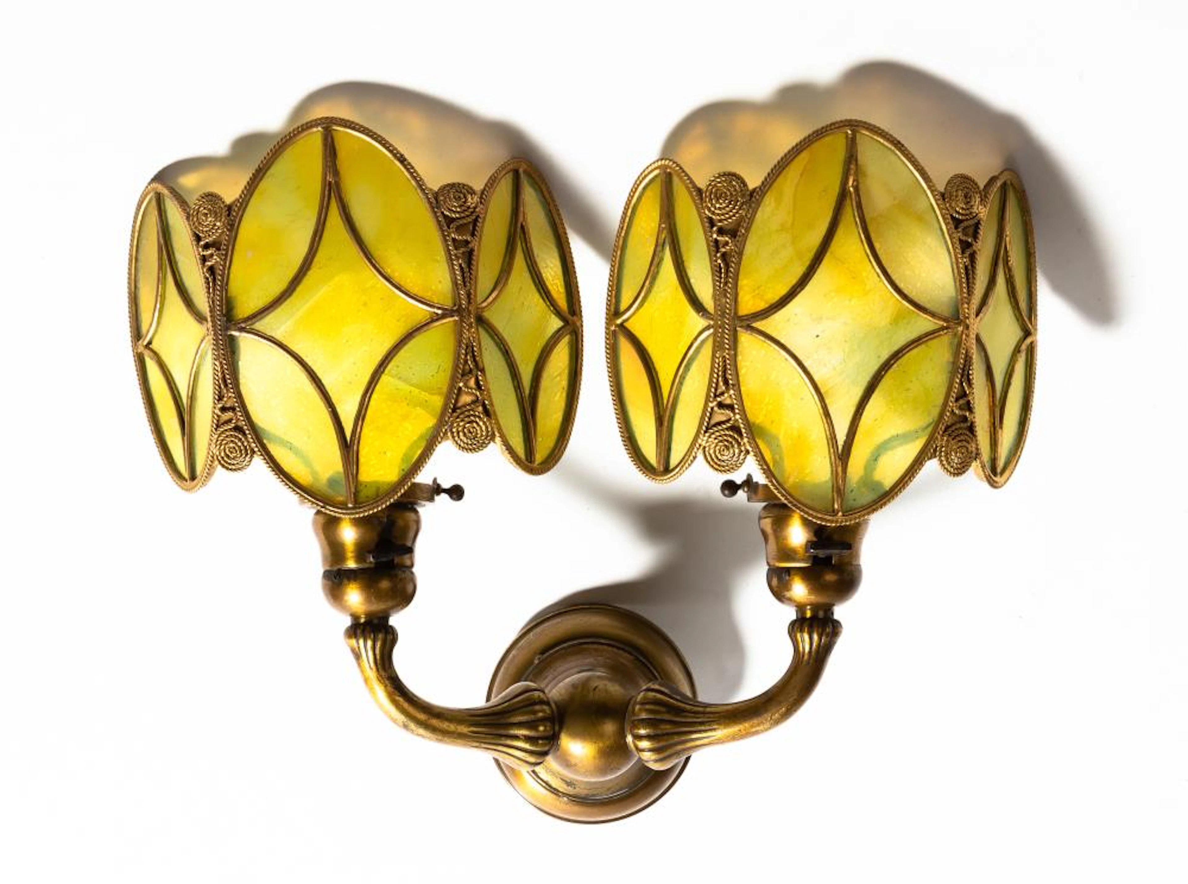 Tiffany Studios, New York Twisted Wire Sconce