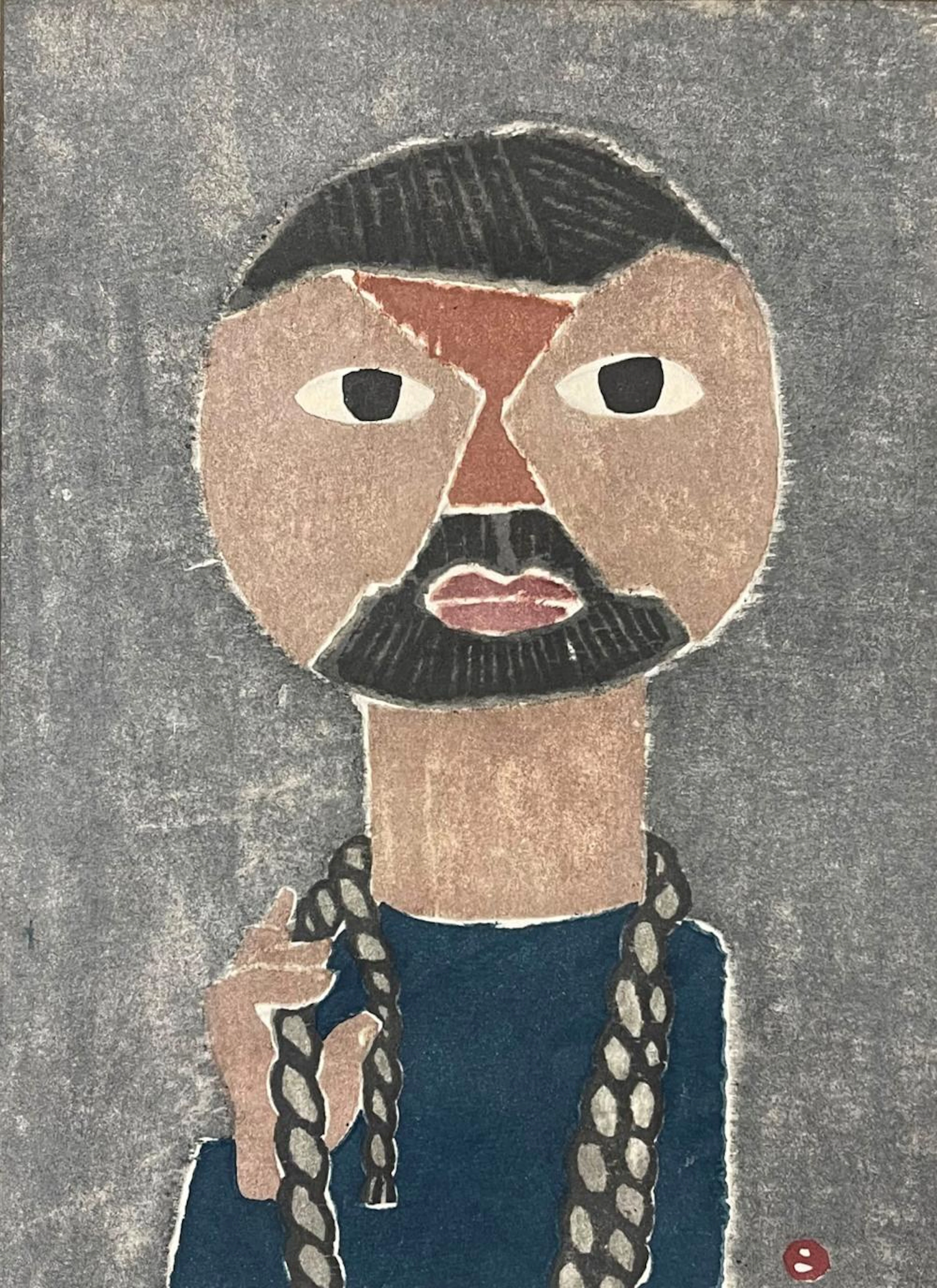Umetaro Azechi (Japanese, 1902-1999) Yama Otoko (Mountaineer)