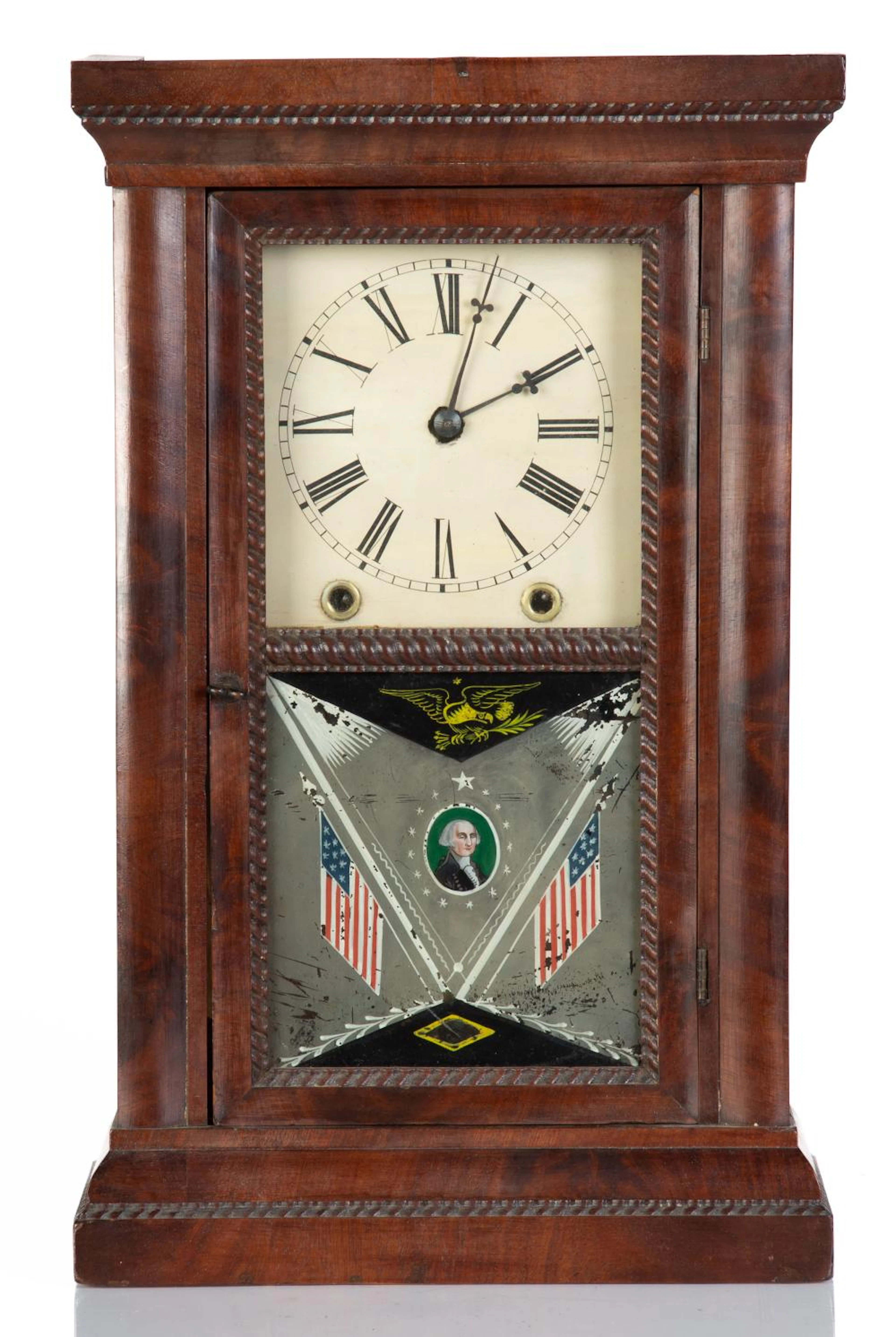 Williams S Johnson 30 Hour Miniature Column Shelf Clock