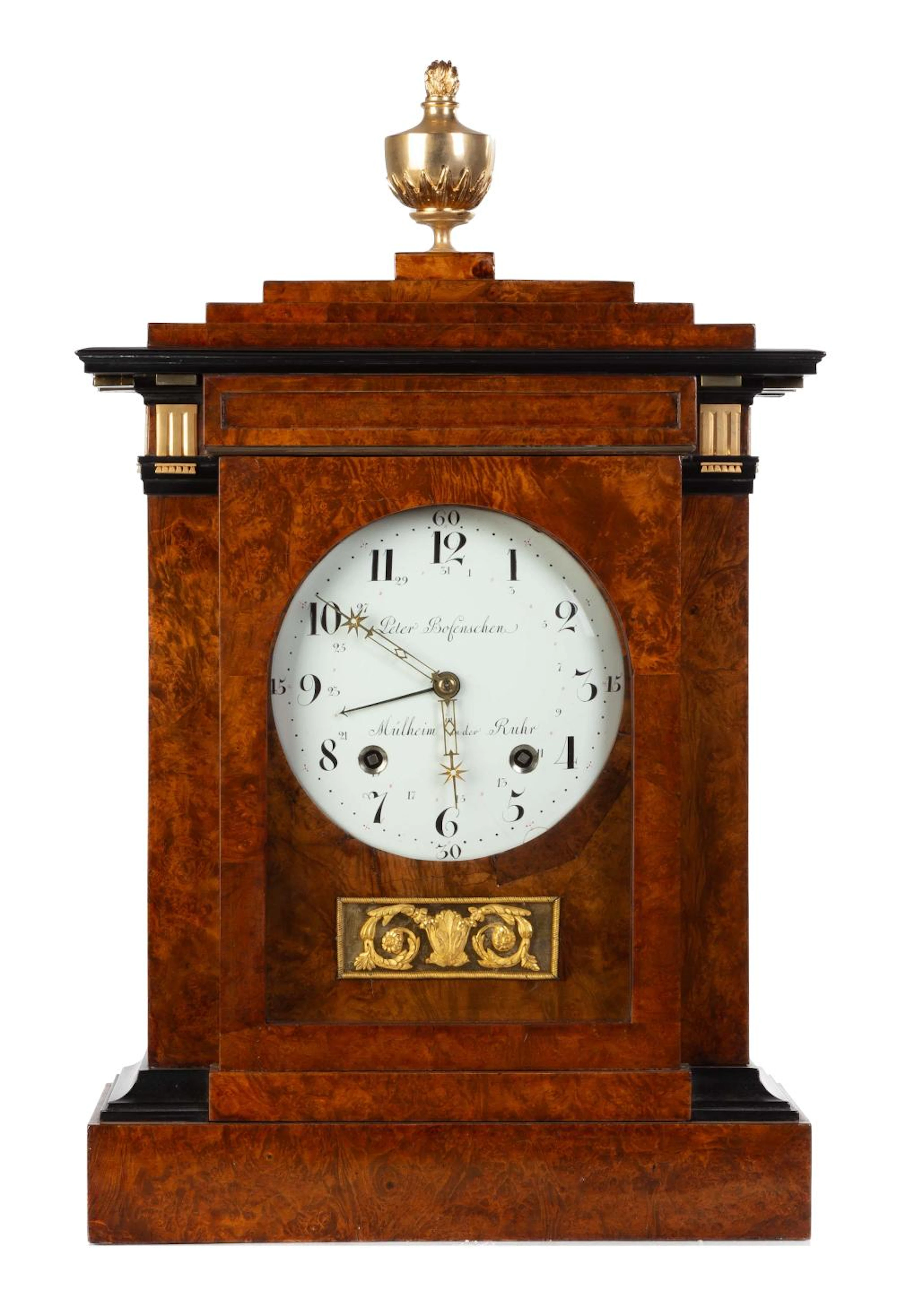 Rare German Mantle Clock by Peter Bofensche
