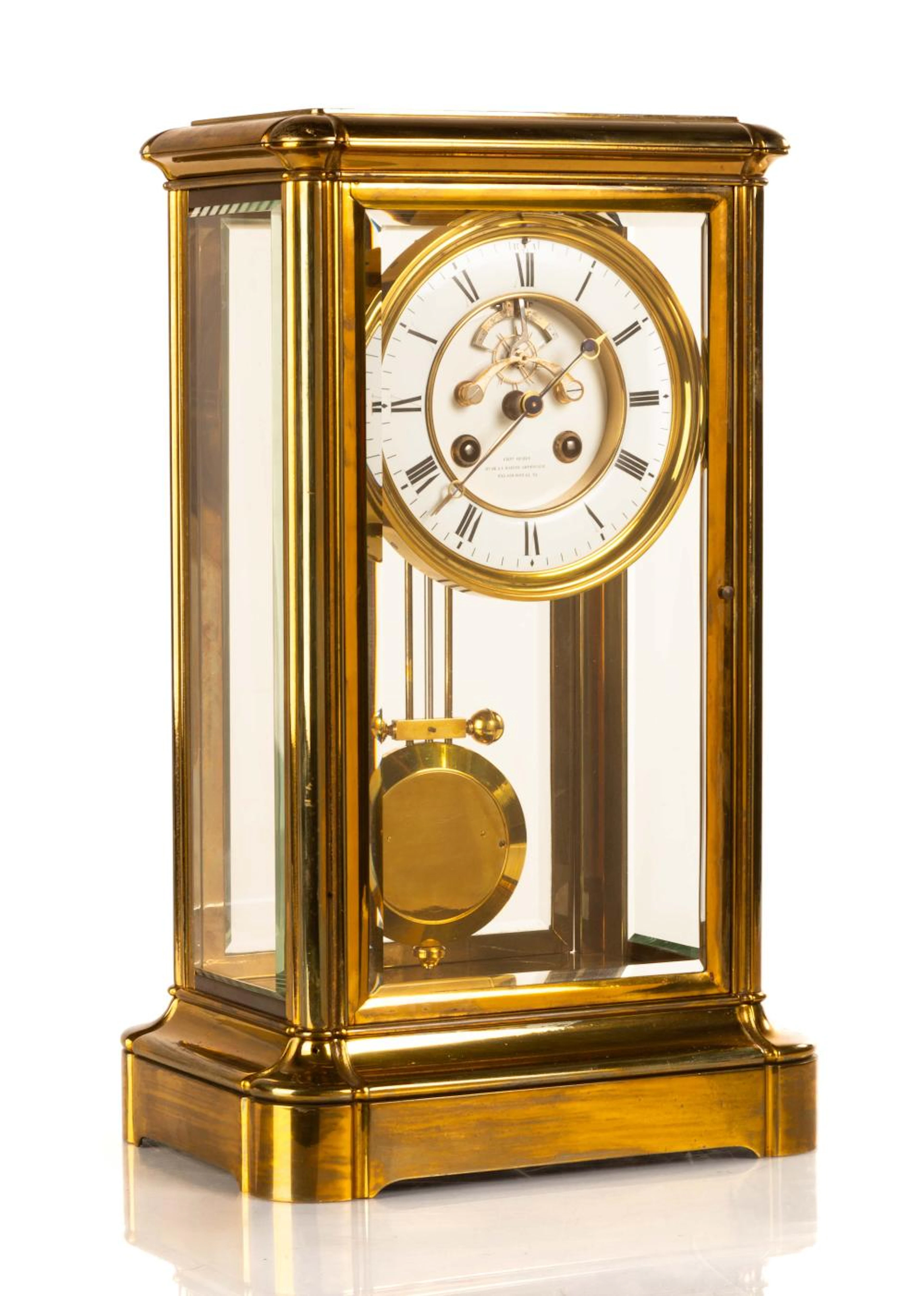 French Four-glass Crystal Regulator