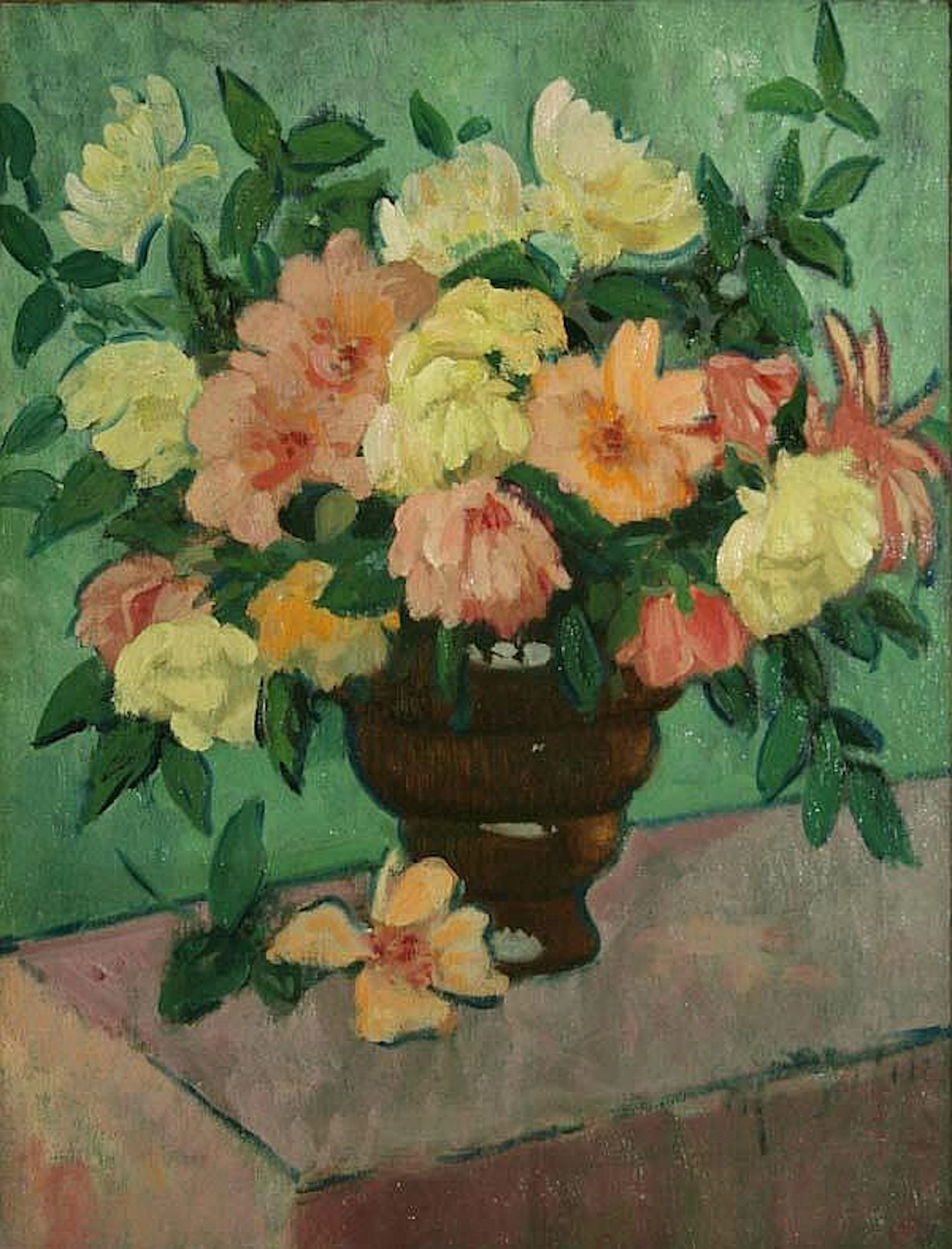 James Sinton Sleator PRHA (1885-1950) "Still Life"
