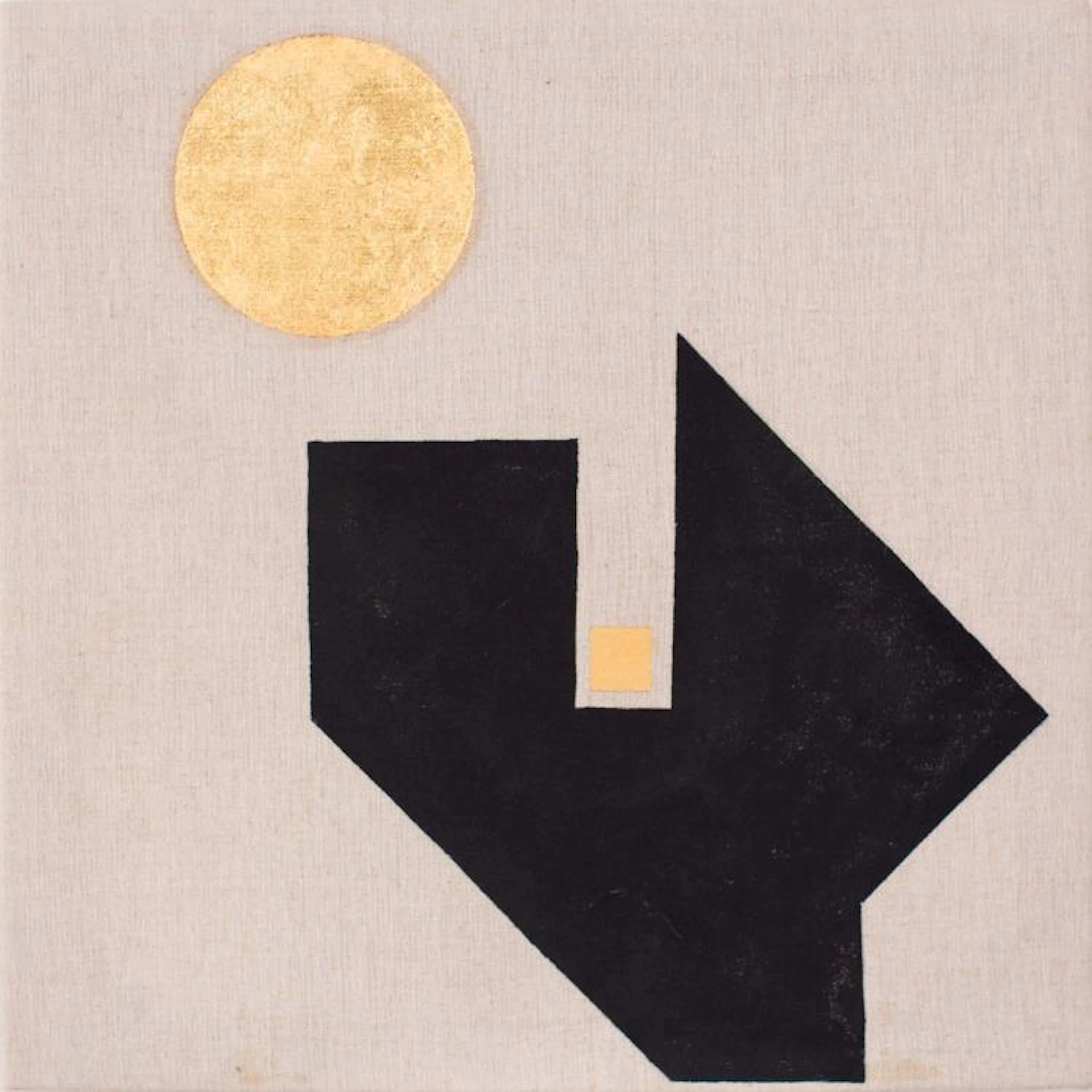Patrick Scott HRHA 1921-2014 GOLD PAINTING Gold Leaf and oil on unprimed linen