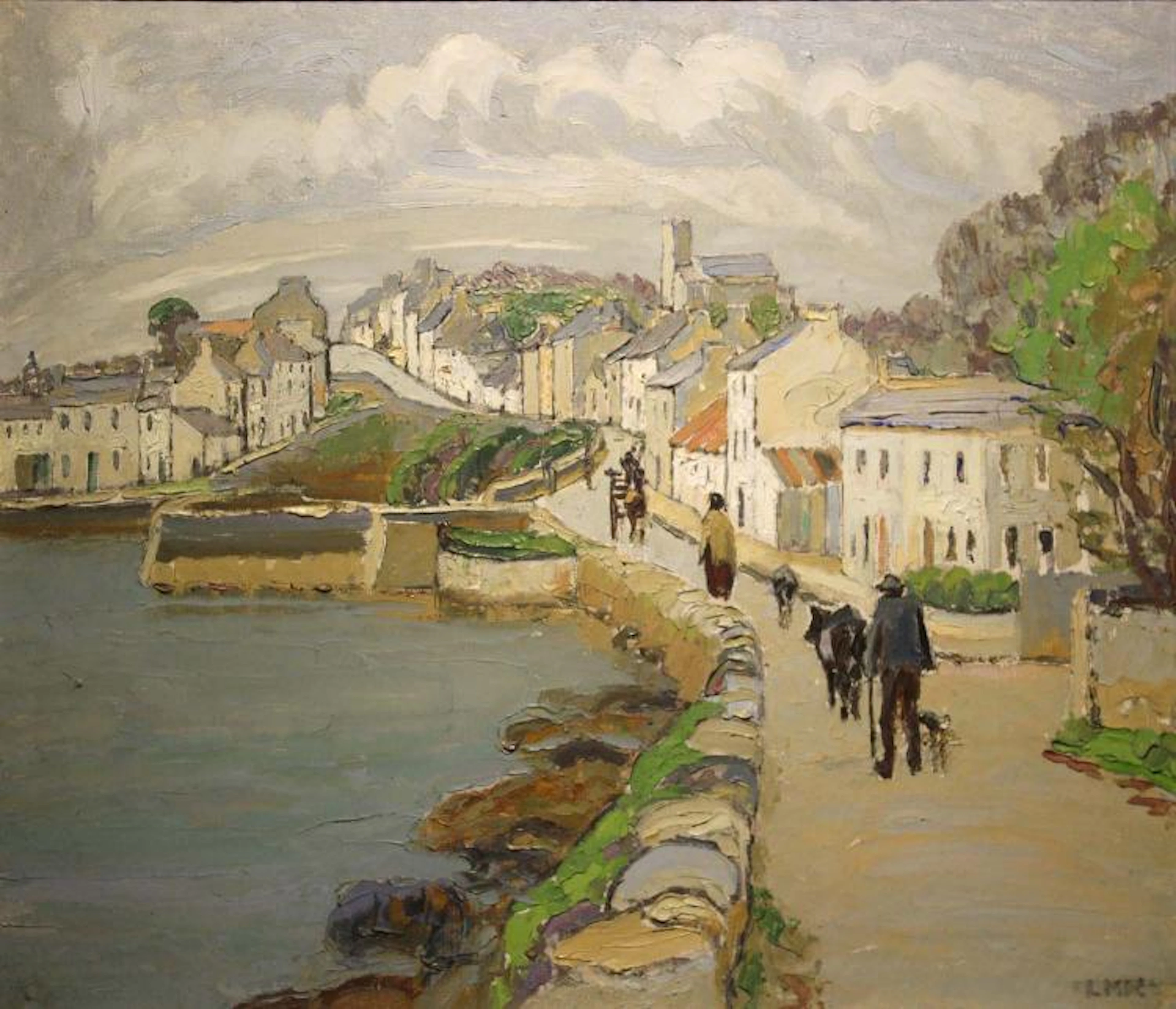 Letitia Marian Hamilton RHA 1878-1964 THE ROAD TO ROUNDTSONE Oil on canvas