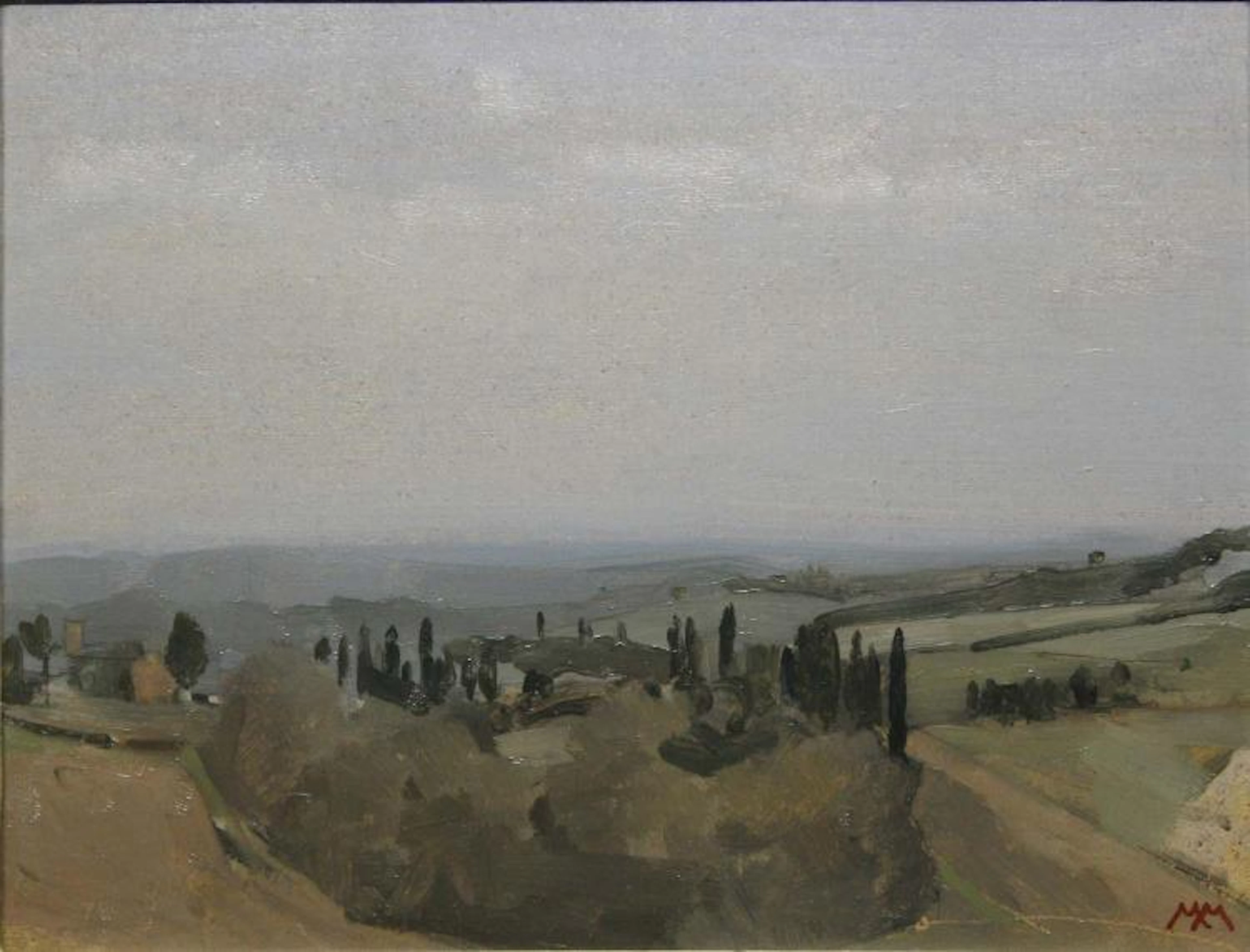 Martin Mooney b.1960 THE VIEW FROM THE GARDEN