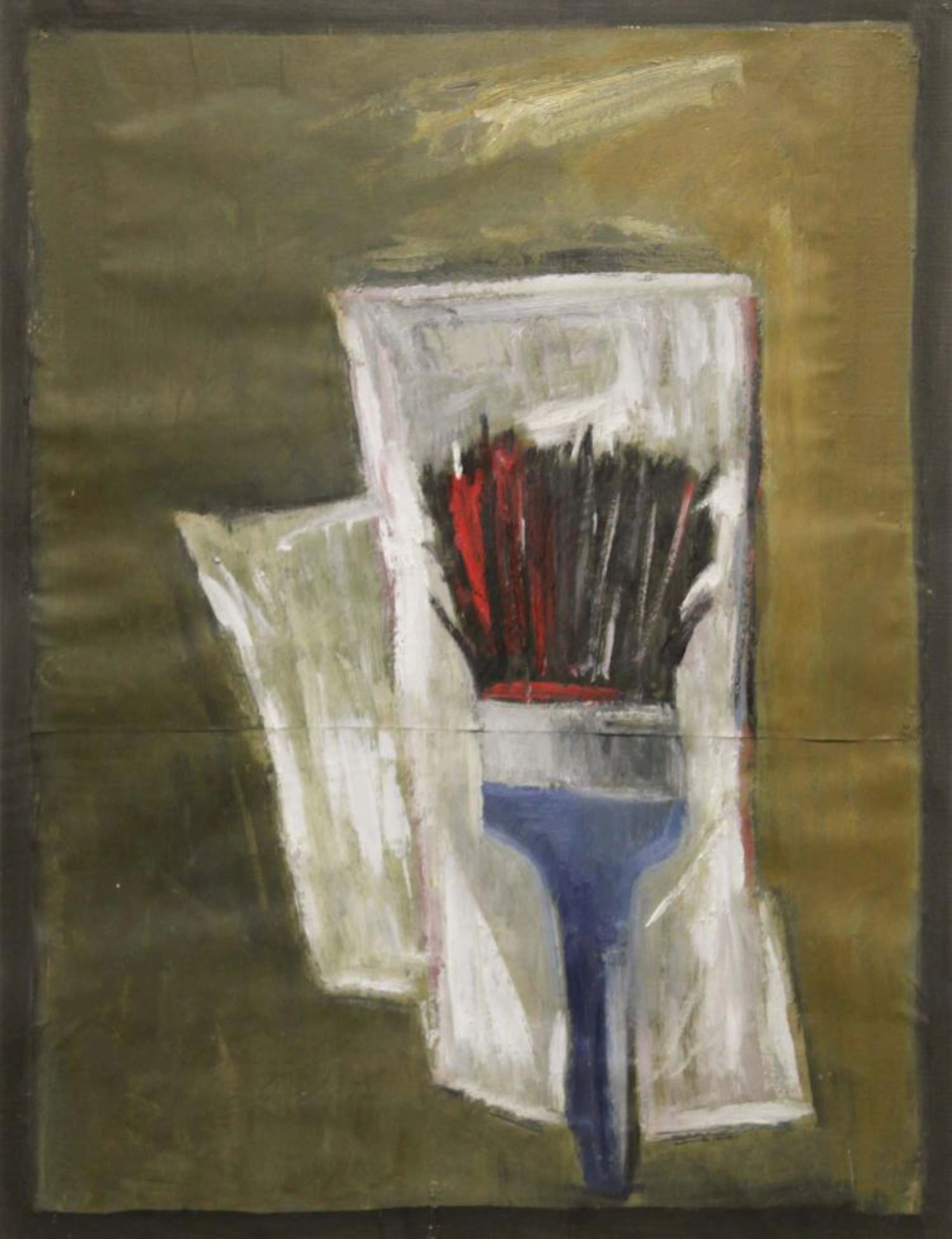 Charles Brady HRHA 1926-1997 PAINT BRUSH Oil on paper