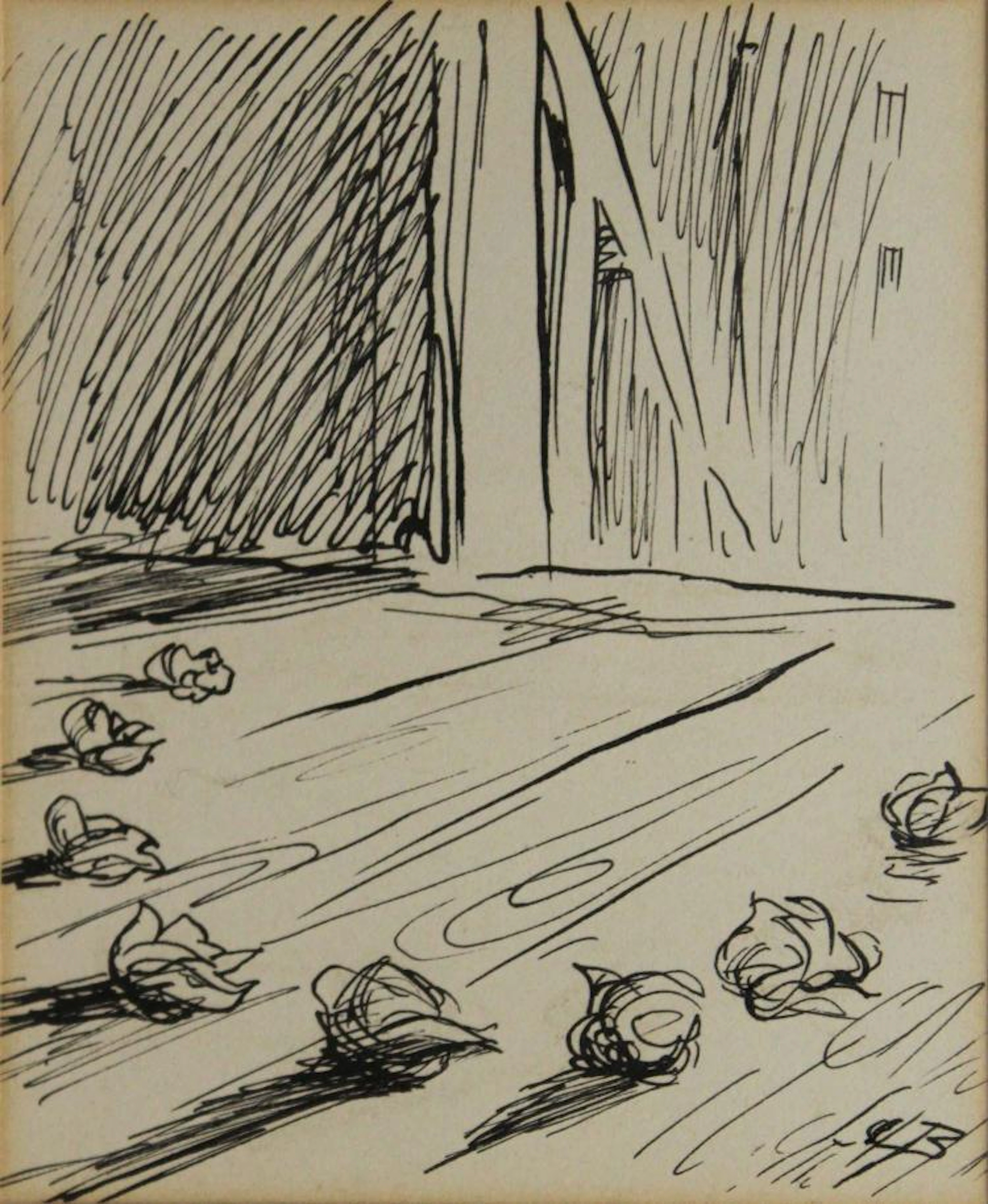 Jack B. Yeats RHA 1871 - 1957 ILLUSTRATIONS X 3 Ink