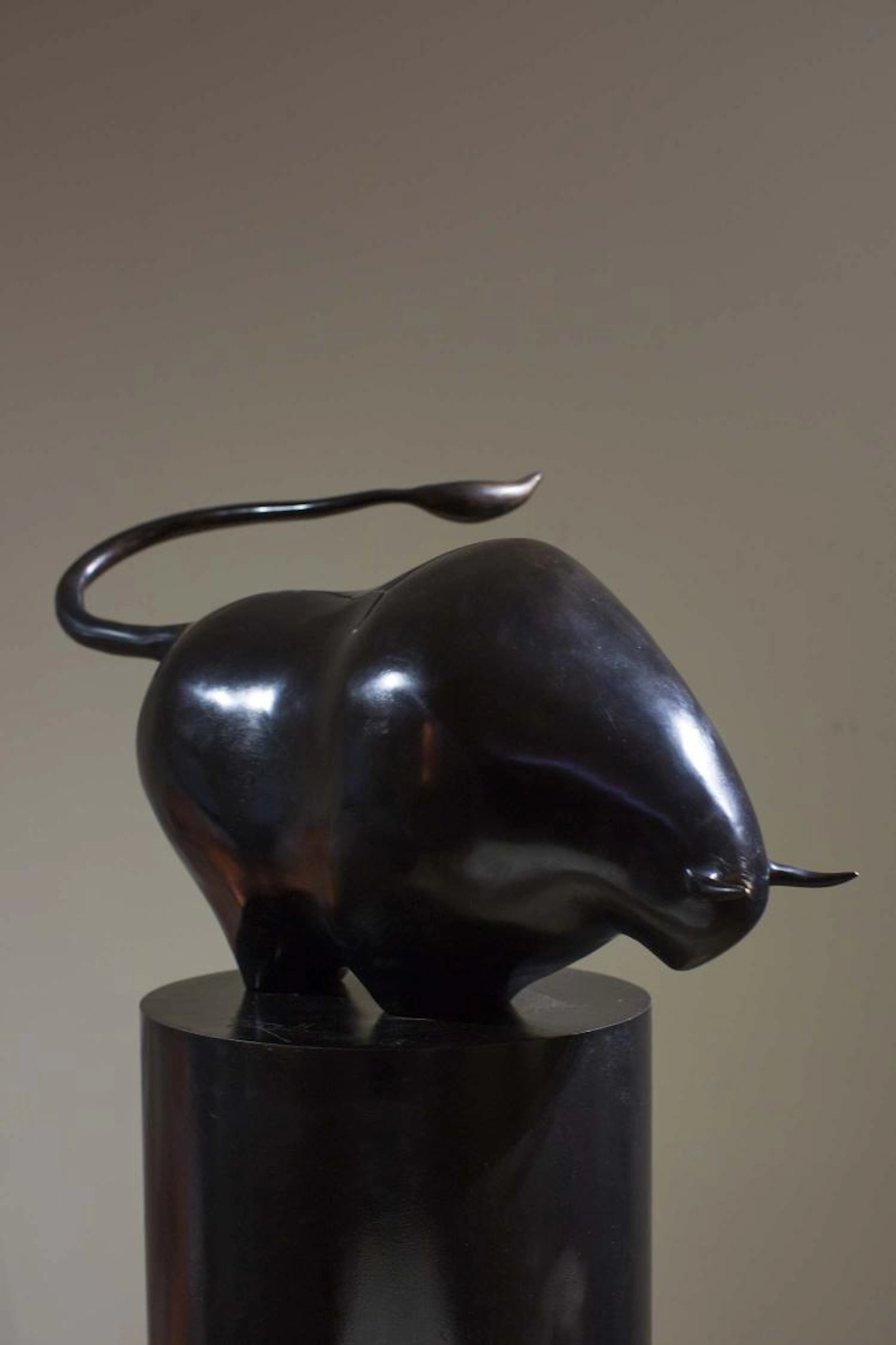 Patrick O'Reilly b.1957 BULL Bronze