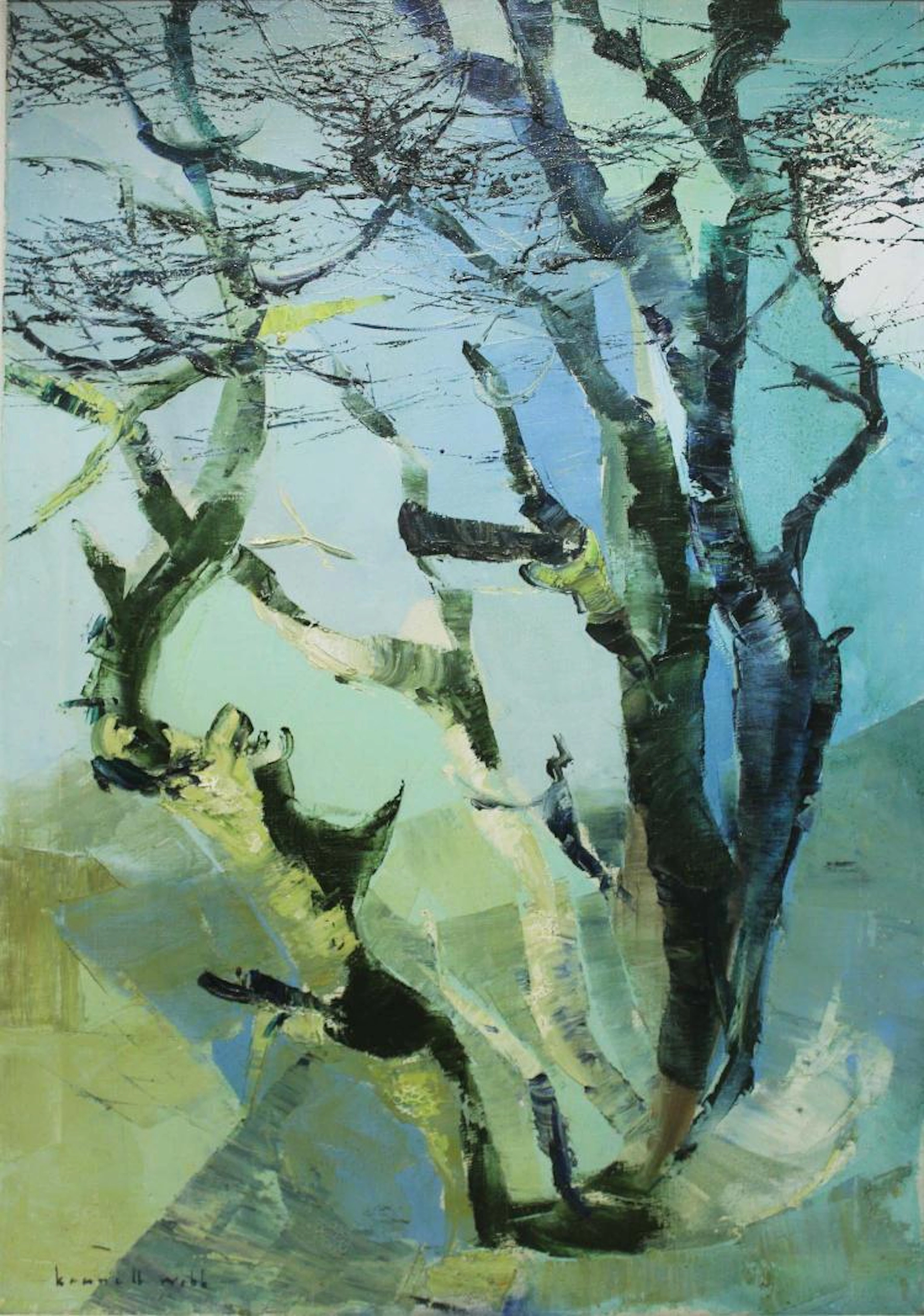 Kenneth Webb RWA FRSA RUA b.1927 FAIRY THORN Oil on canvas