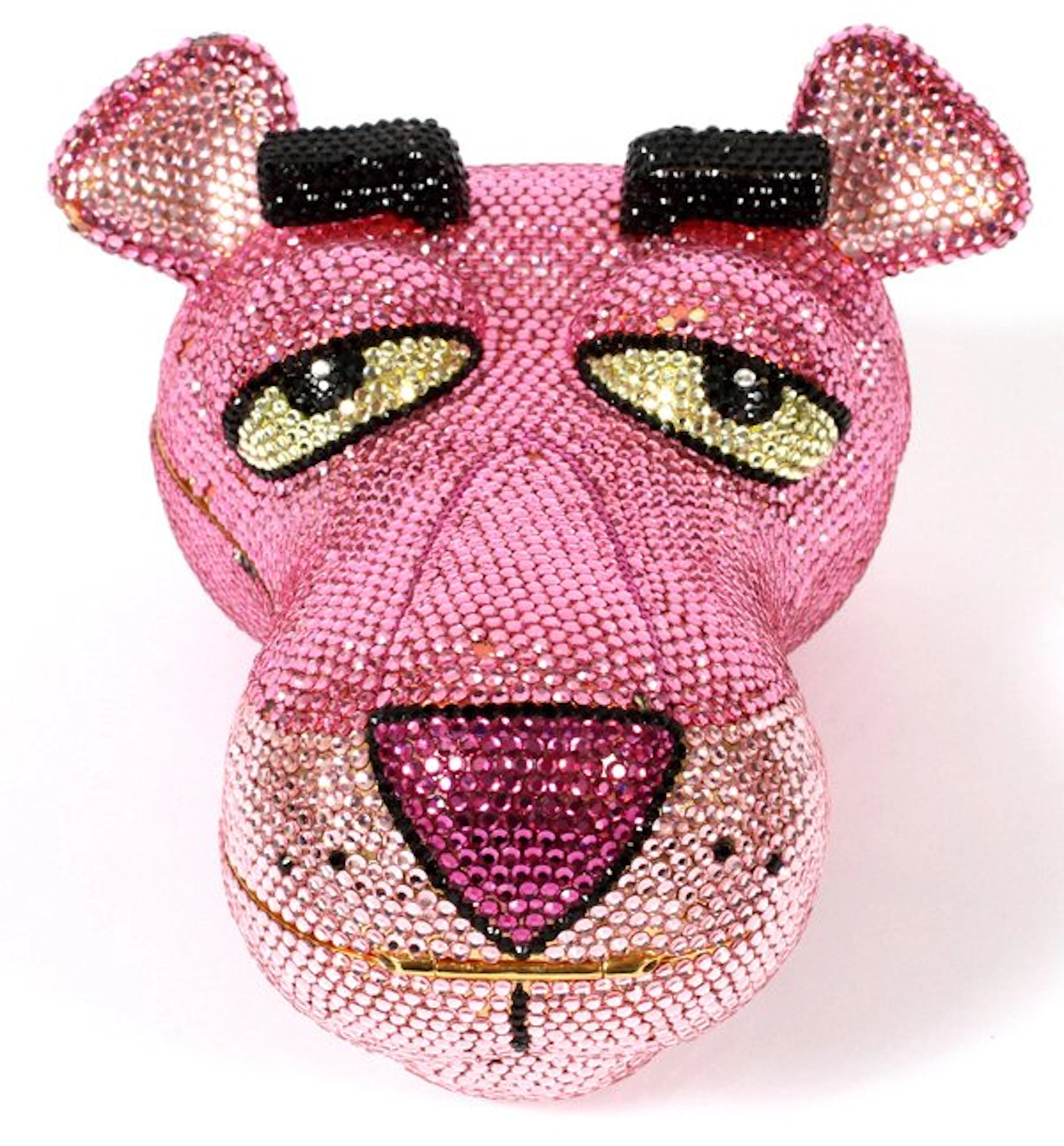 KATHRINE BAUMANN PINK PANTHER MINAUDIERE