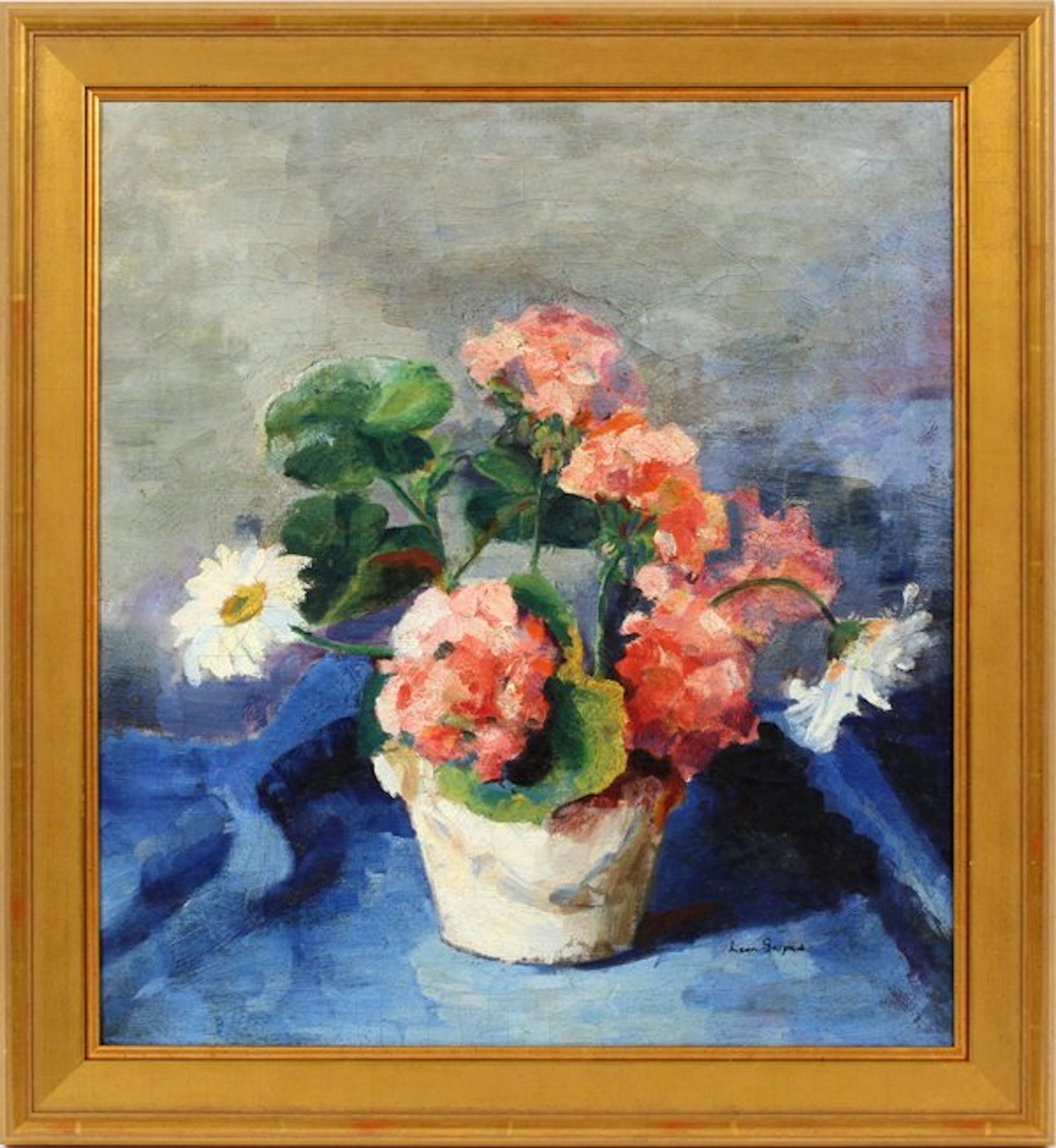 LEON SCHULMAN GASPARD OIL ON CANVAS