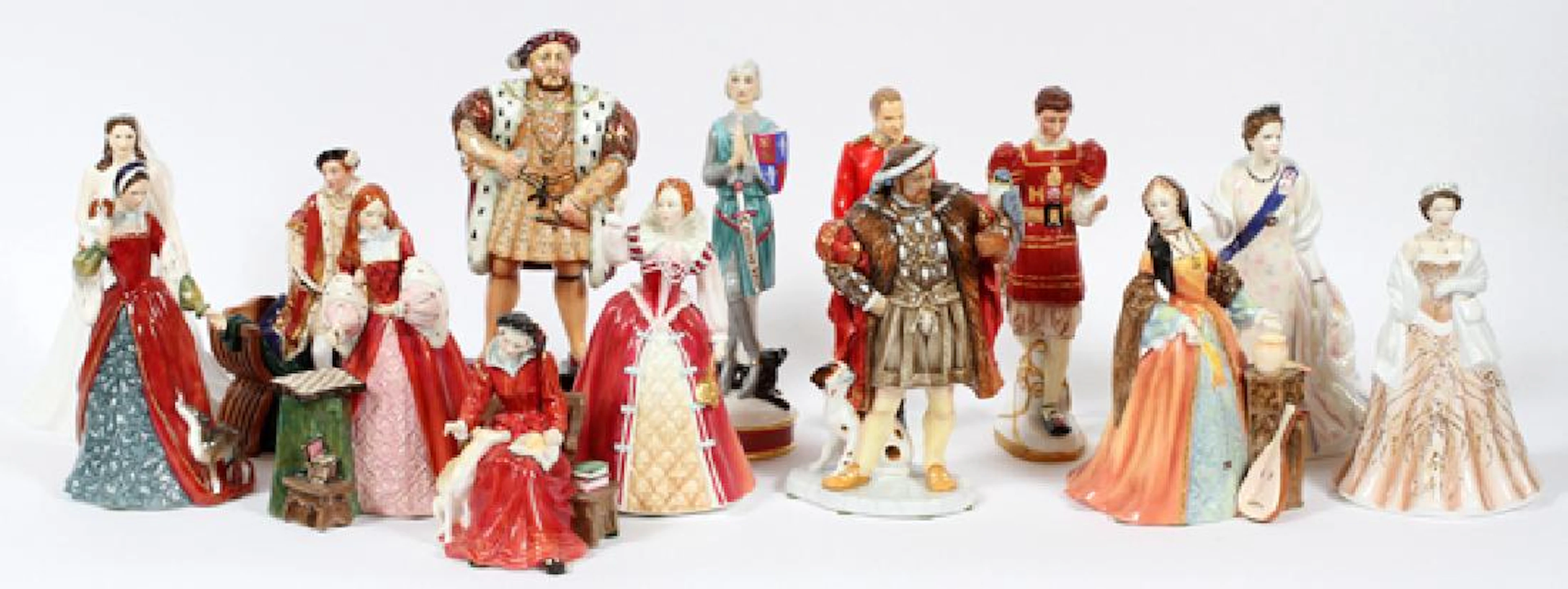 ROYAL DOULTON & OTHER PAINTED PORCELAIN FIGURINES