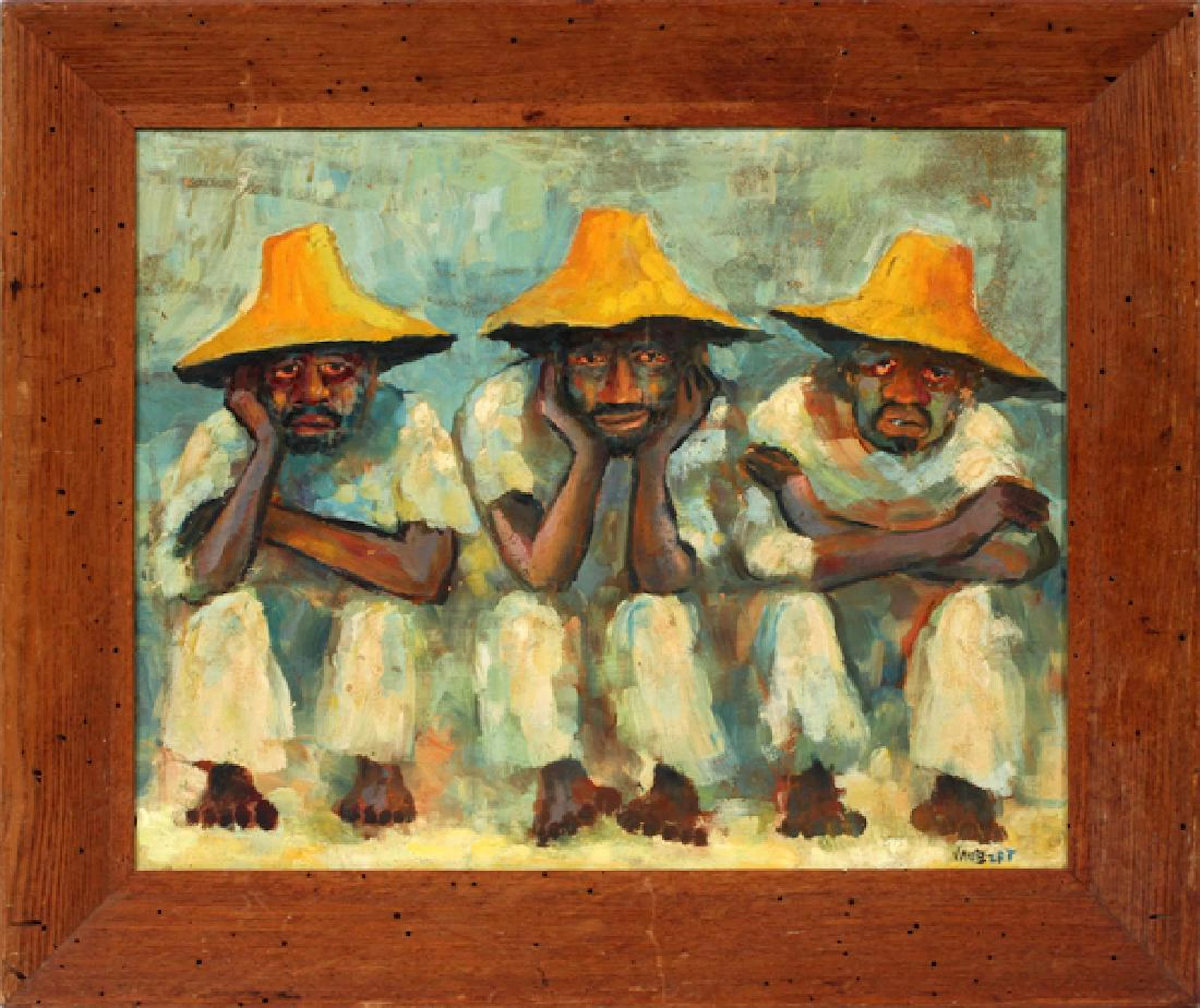 VAUBERT OIL ON MASONITE
