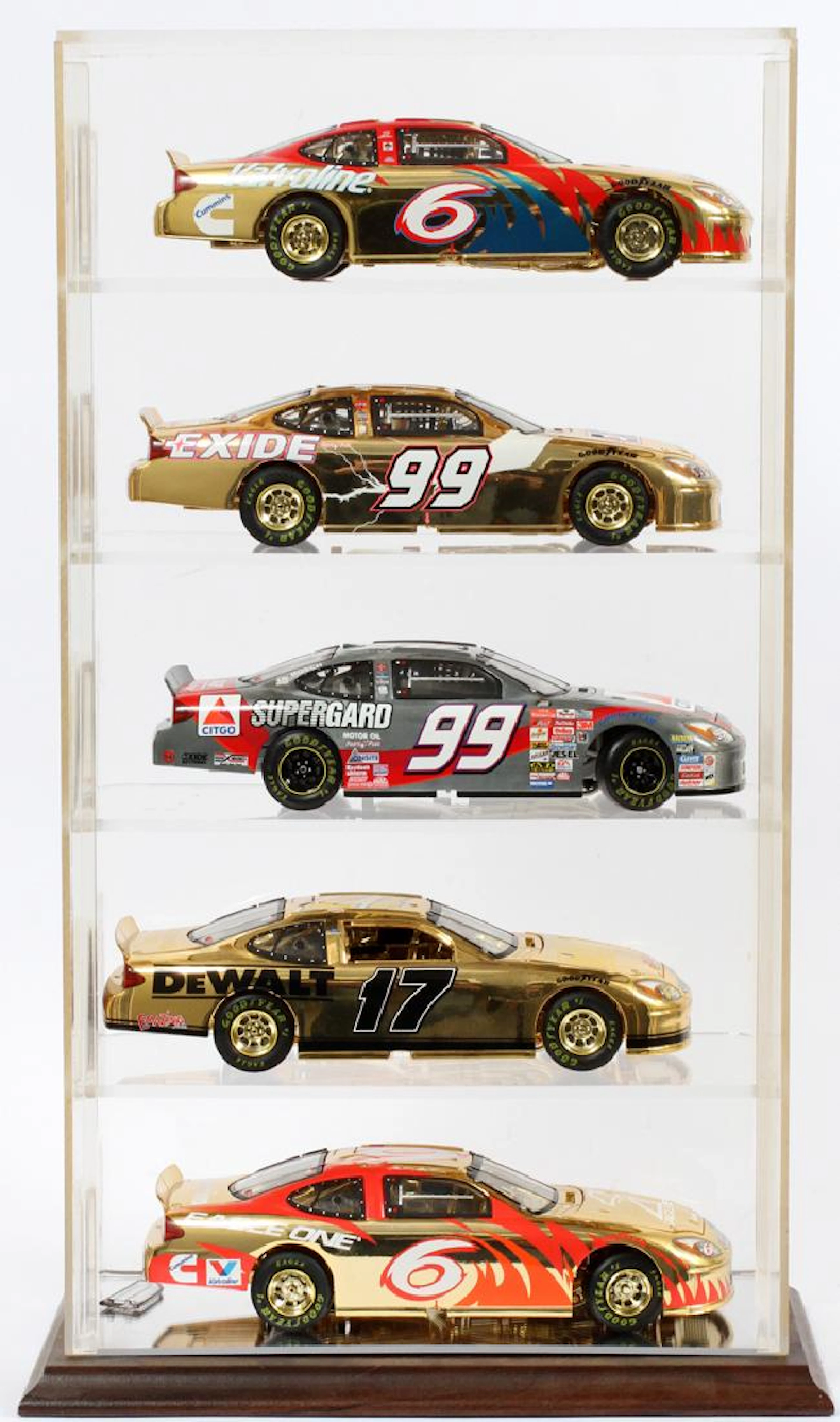 Team caliber 1/24 scale, replica nascar race cars