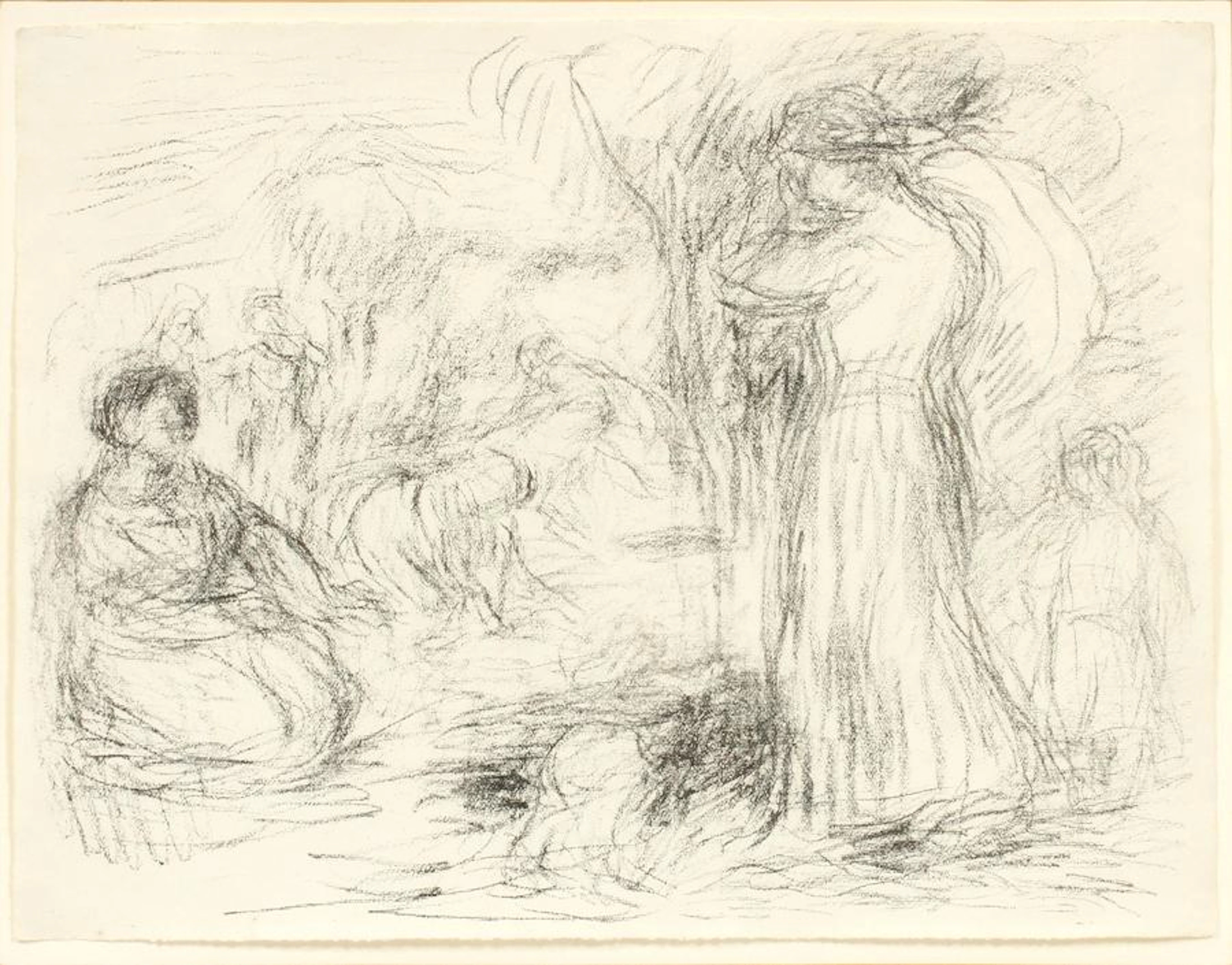 Pierre-auguste renoir lithograph on paper