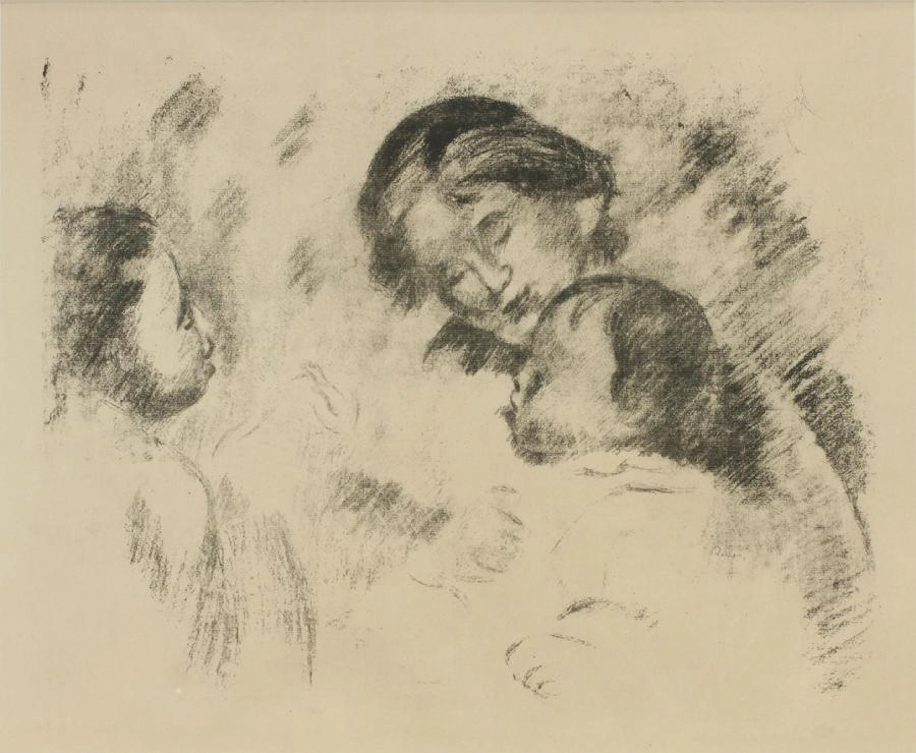 Pierre-auguste renoir lithograph on paper, c. 1912