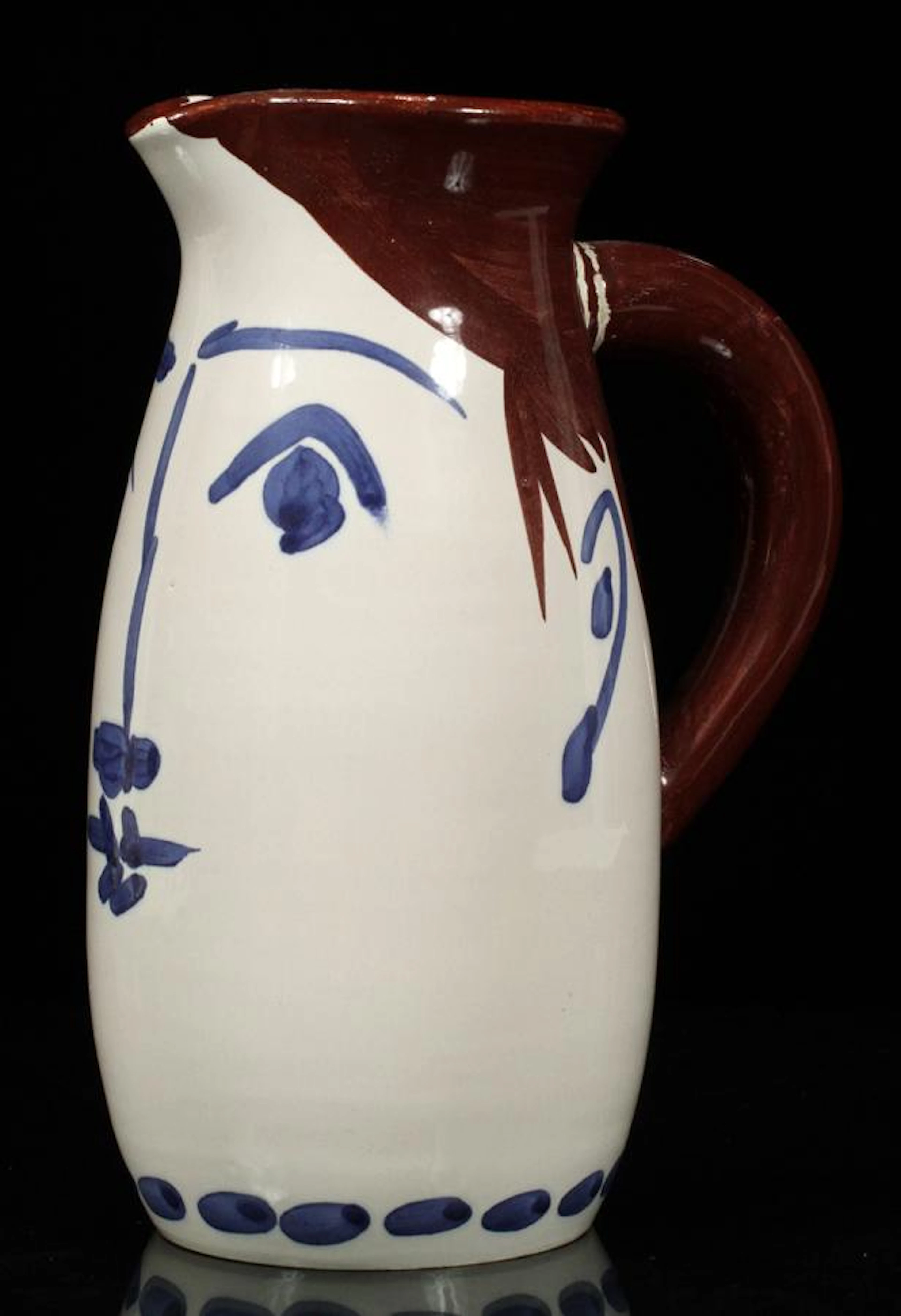 Pablo picasso ceramic pitcher, 1959, 73/300