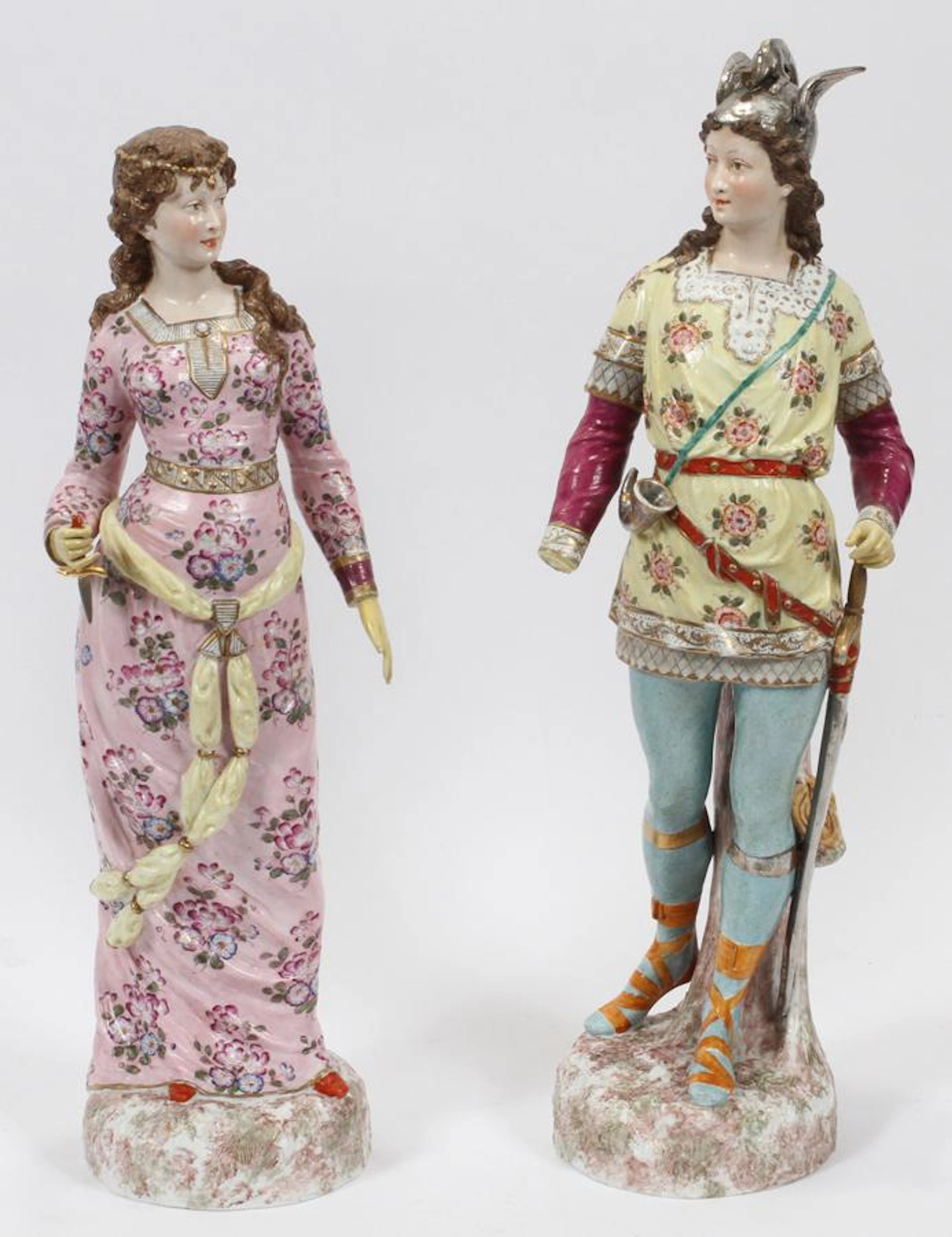 German porcelain figurines, 19th c. 2