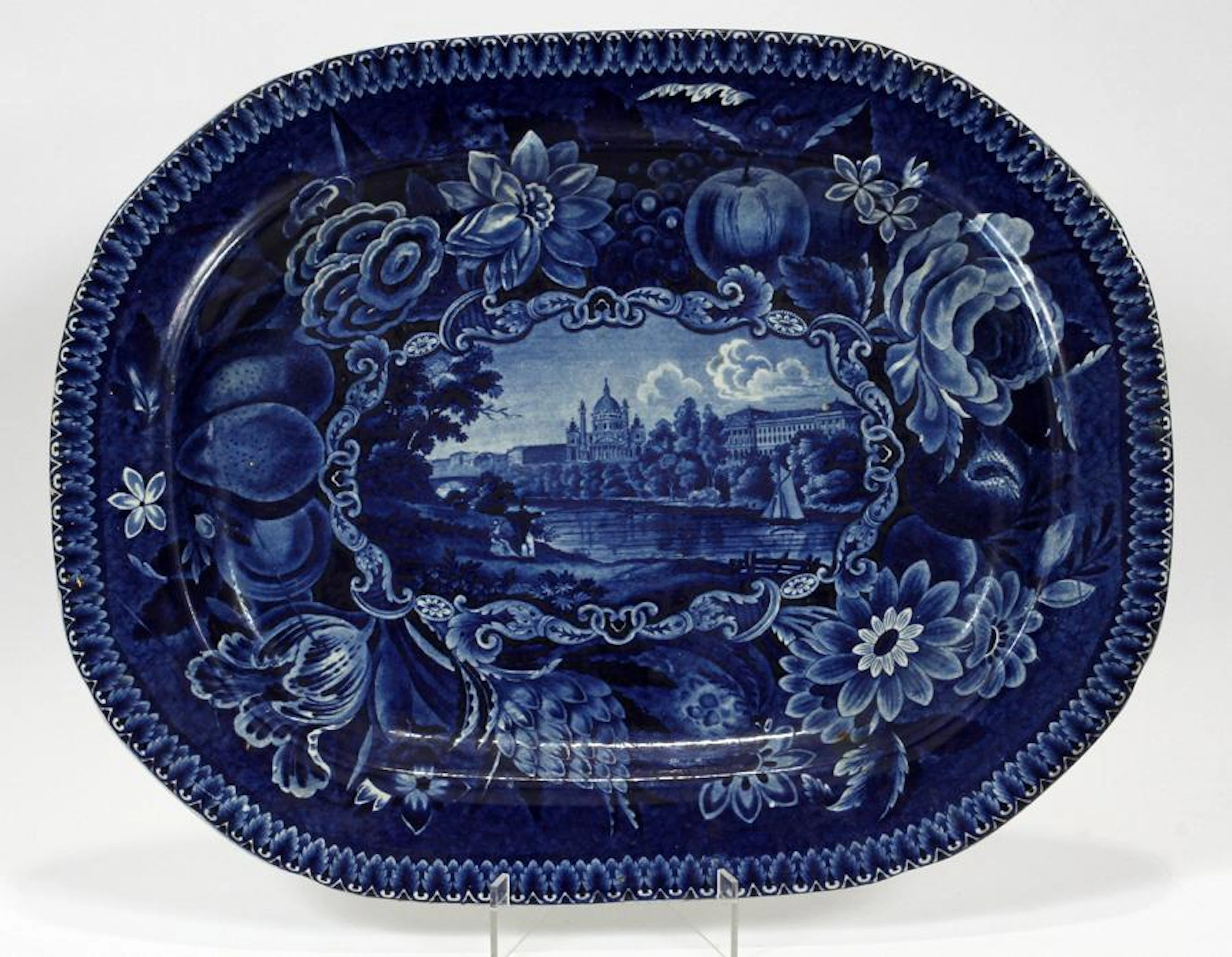 Ralph hall & co. transferware platter