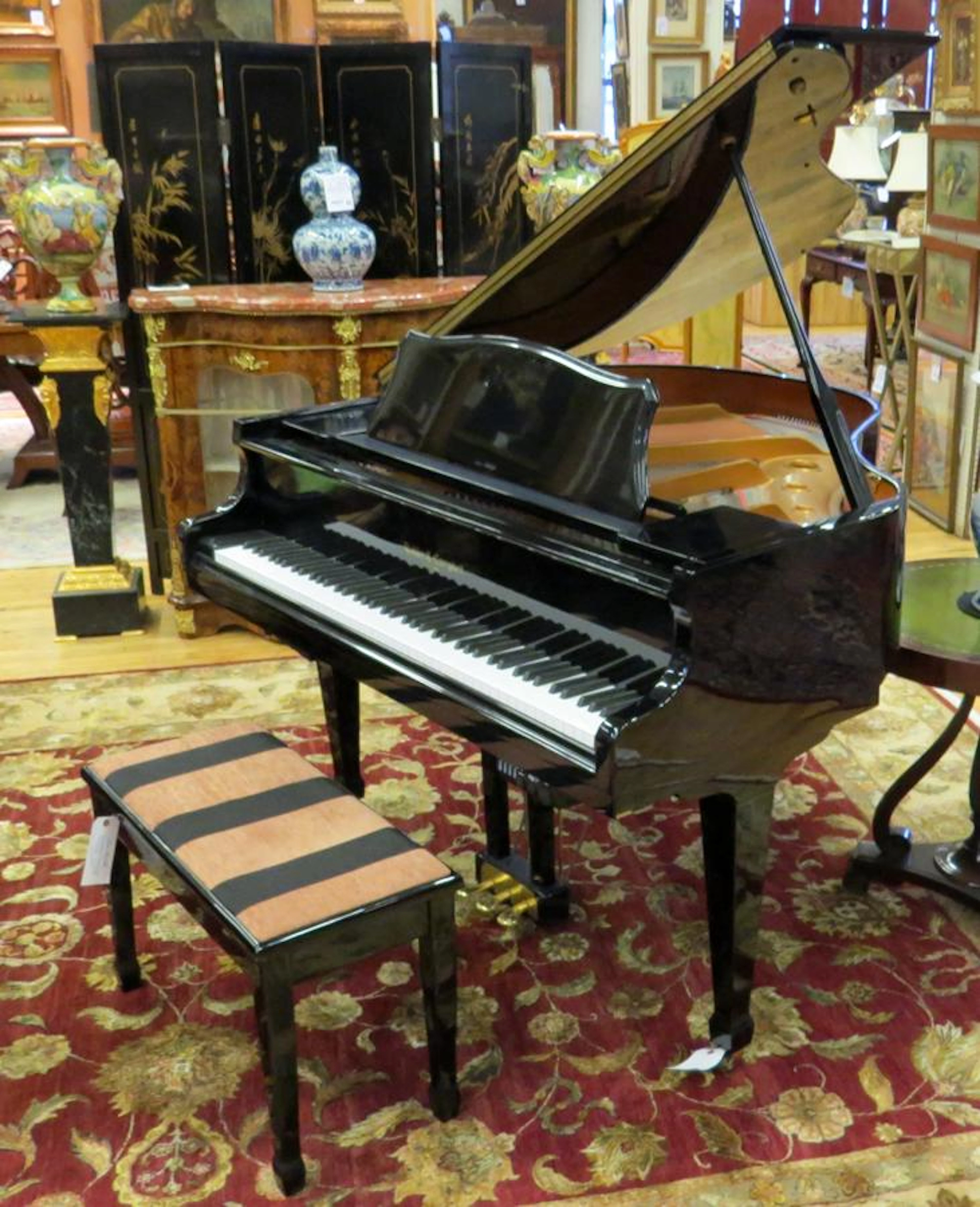 Kohler & campbell, ebony baby grand player piano
