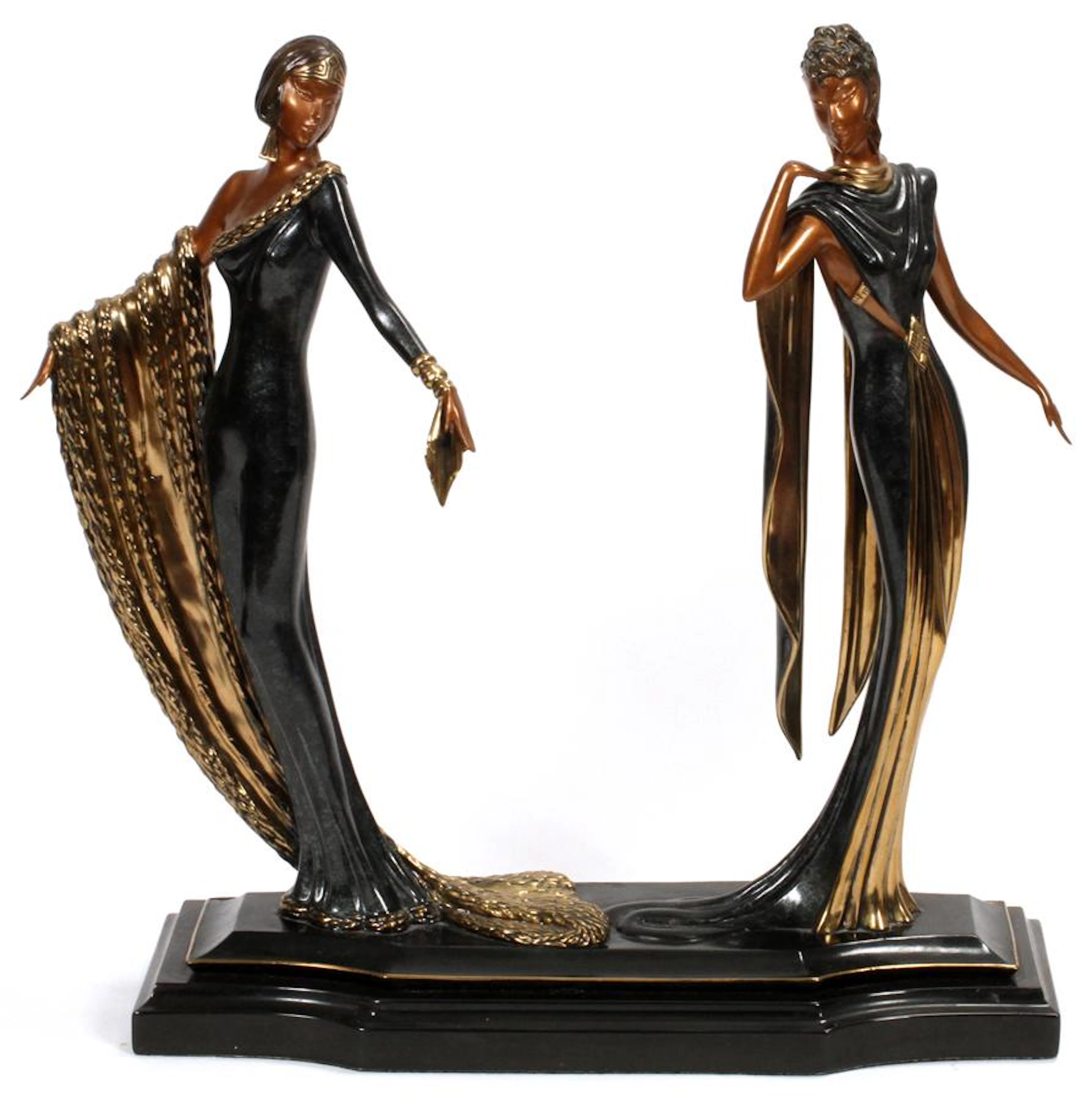 Romain de tirtoff "erte", bronze sculpture
