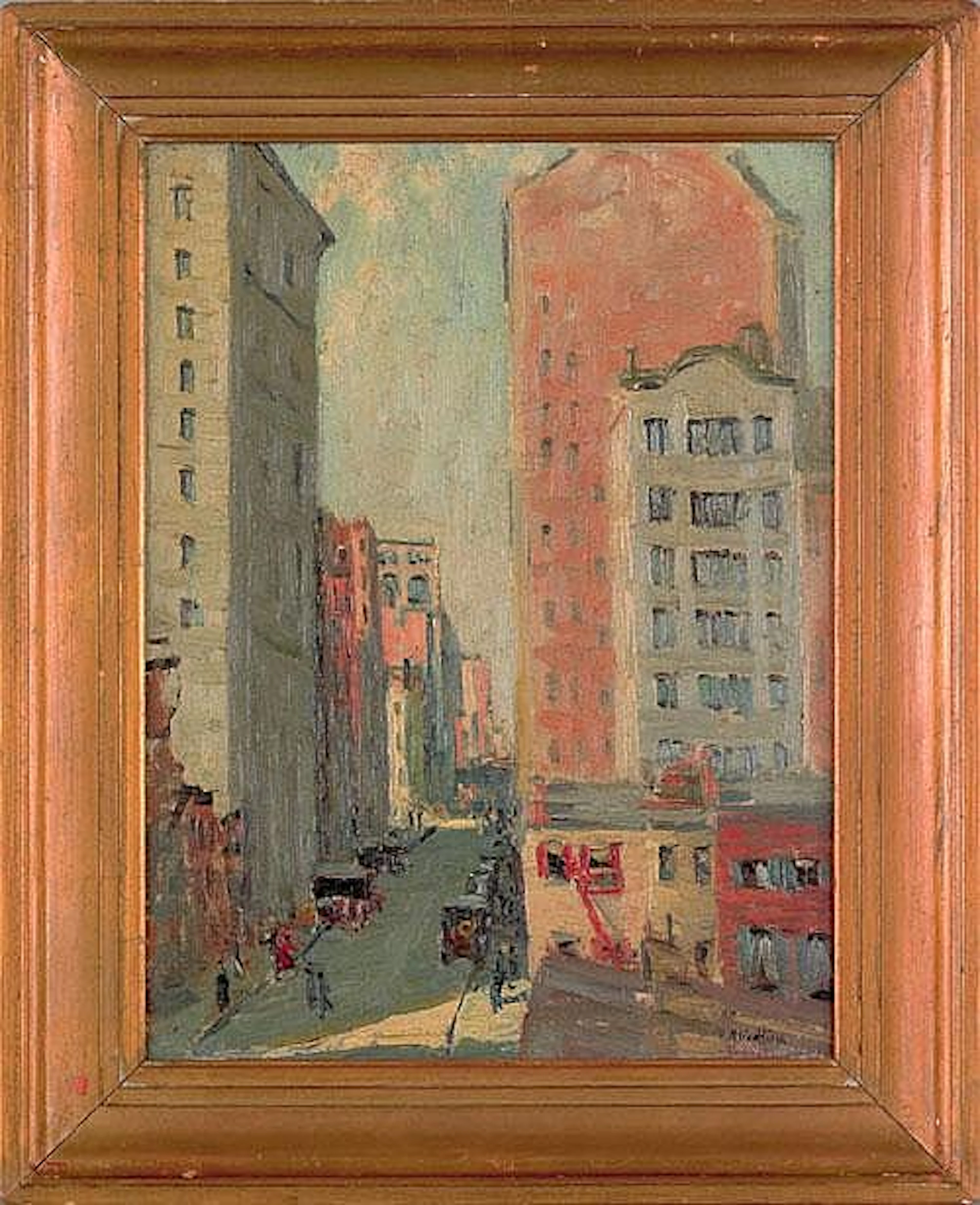 Alice Hirsh (American, 1888-1935), oil on board
