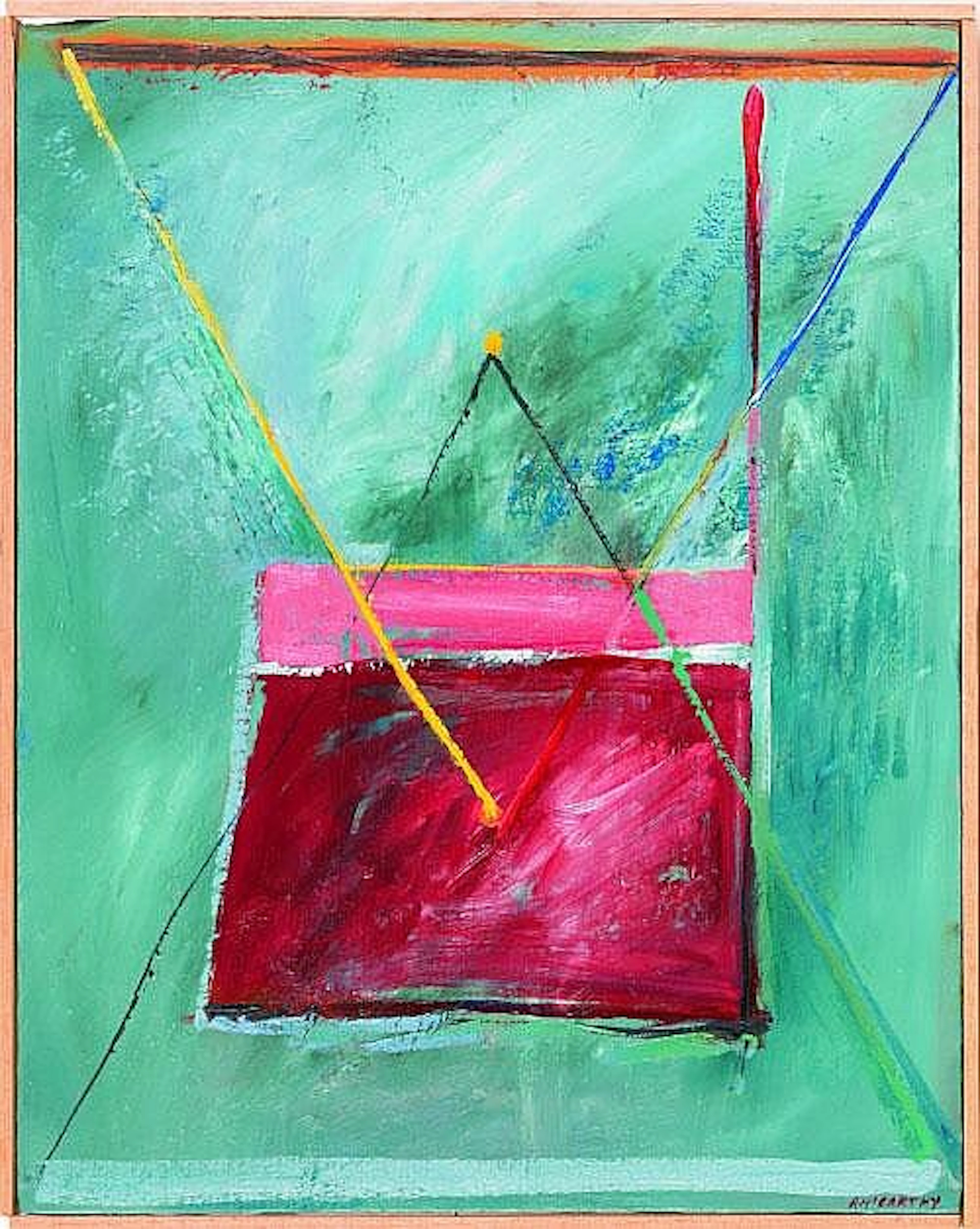 Cora Kelley Ward (American, 20th c.), acrylic on