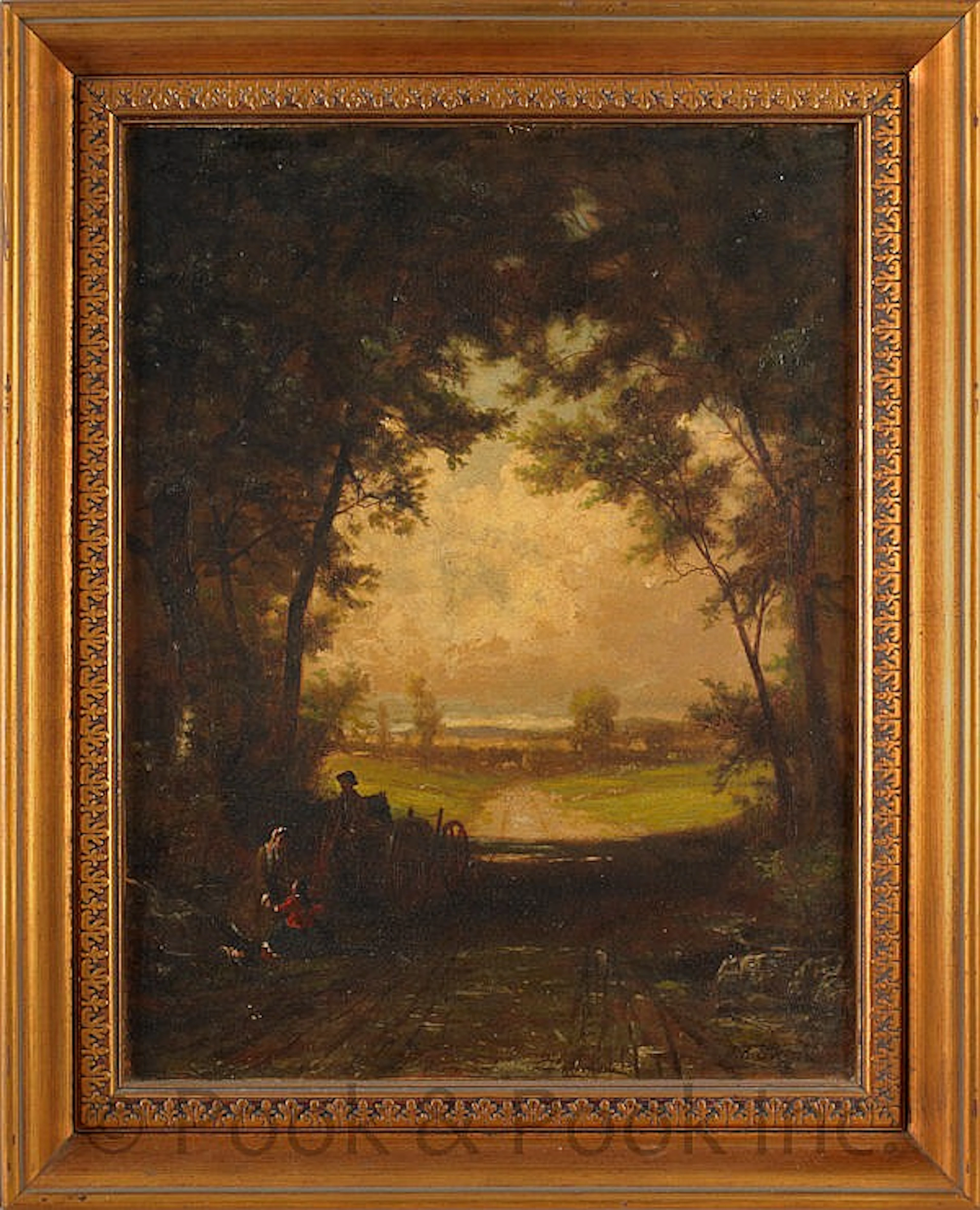 James Brade Sword (American 1839-1915), oil on