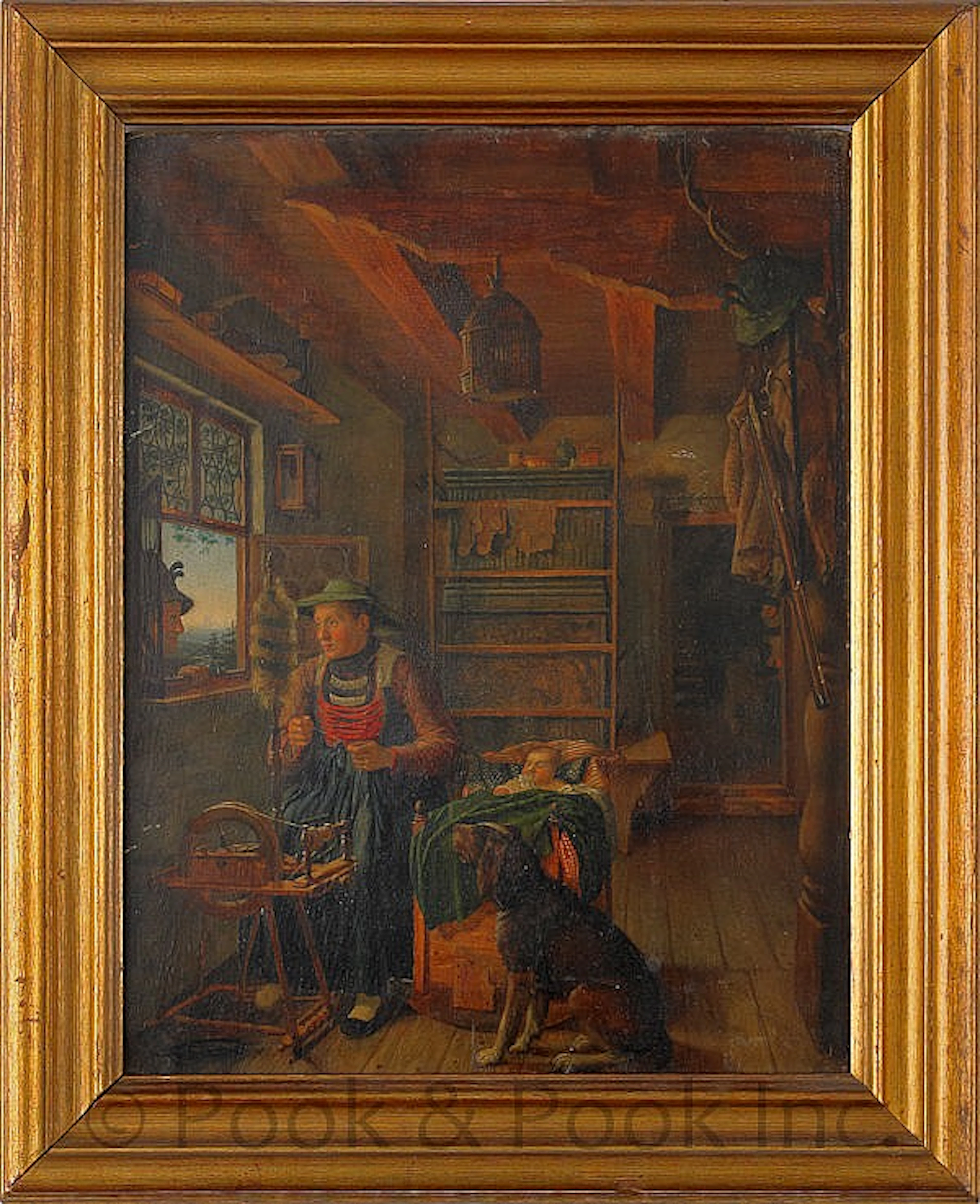 Karl Altmann (German 1800-1861), oil on panel