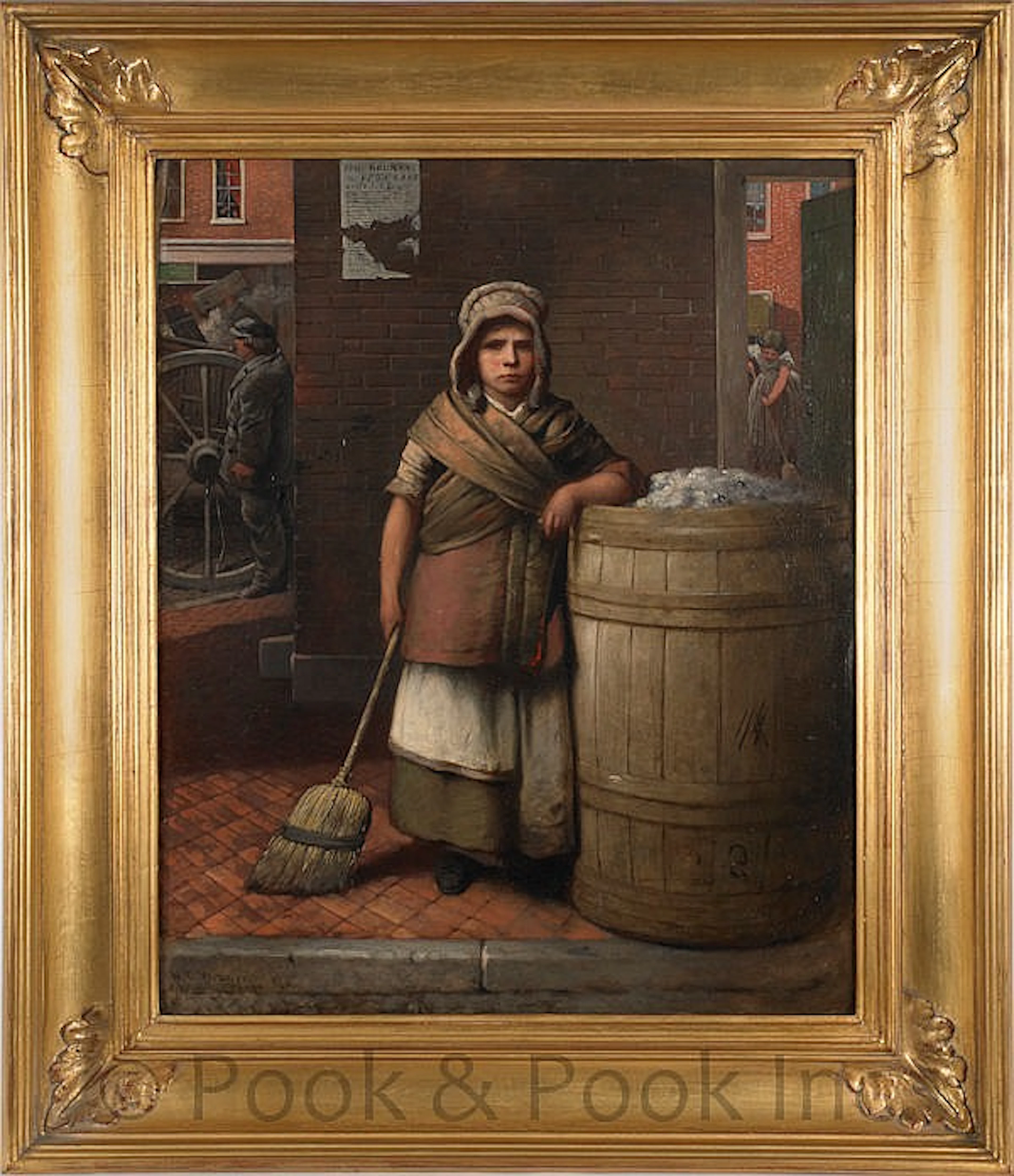 William E. Winner (American 1815-1883), oil on