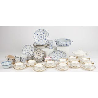Group of English porcelain tableware
