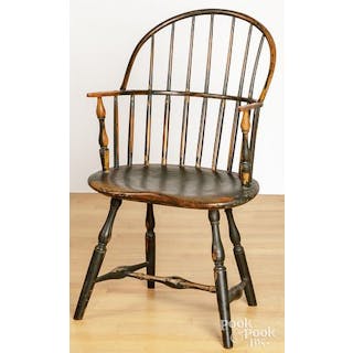New England sackback Windsor chair, late 18th c.