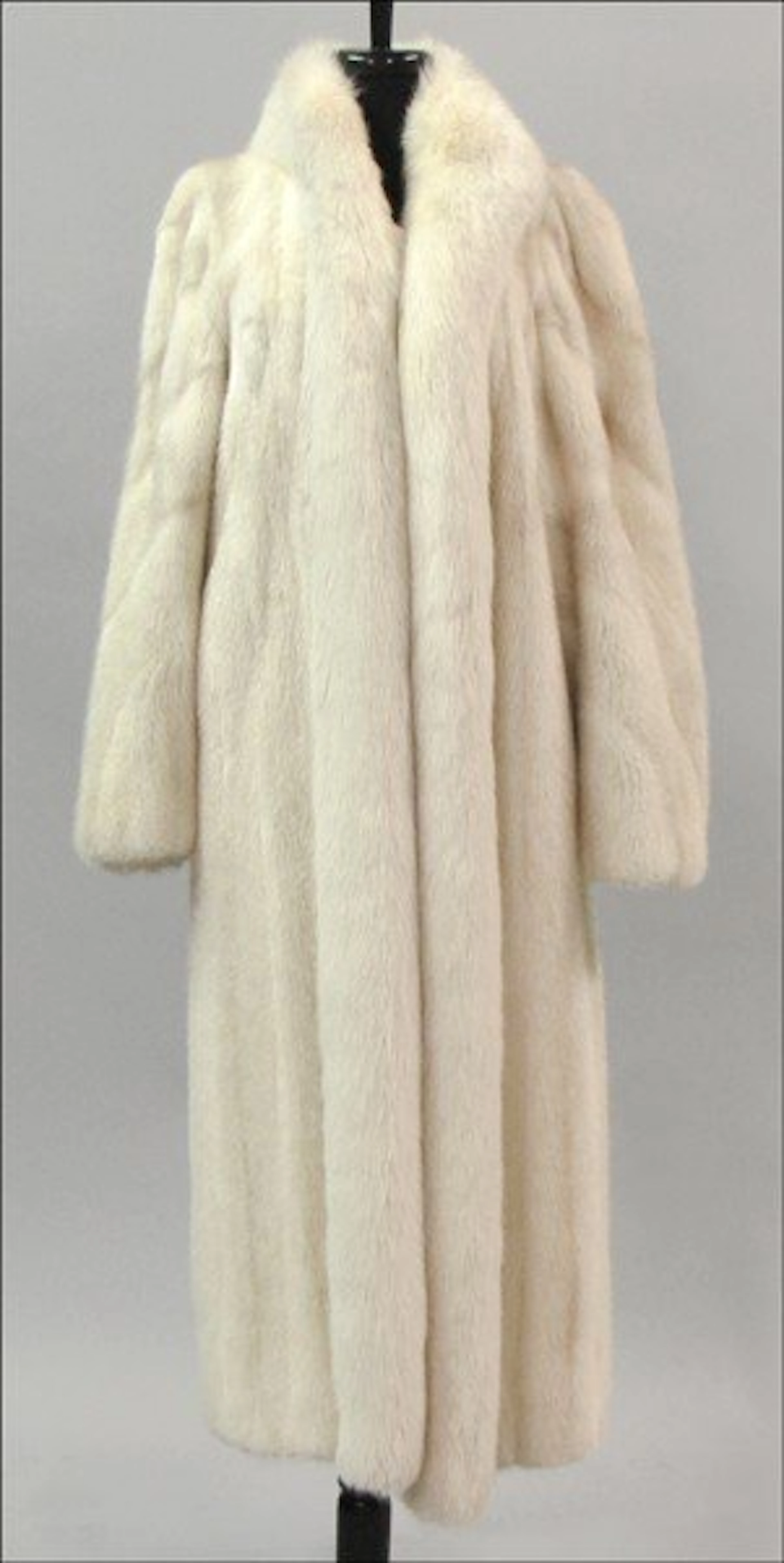 Revillon pearl mink full length coat.