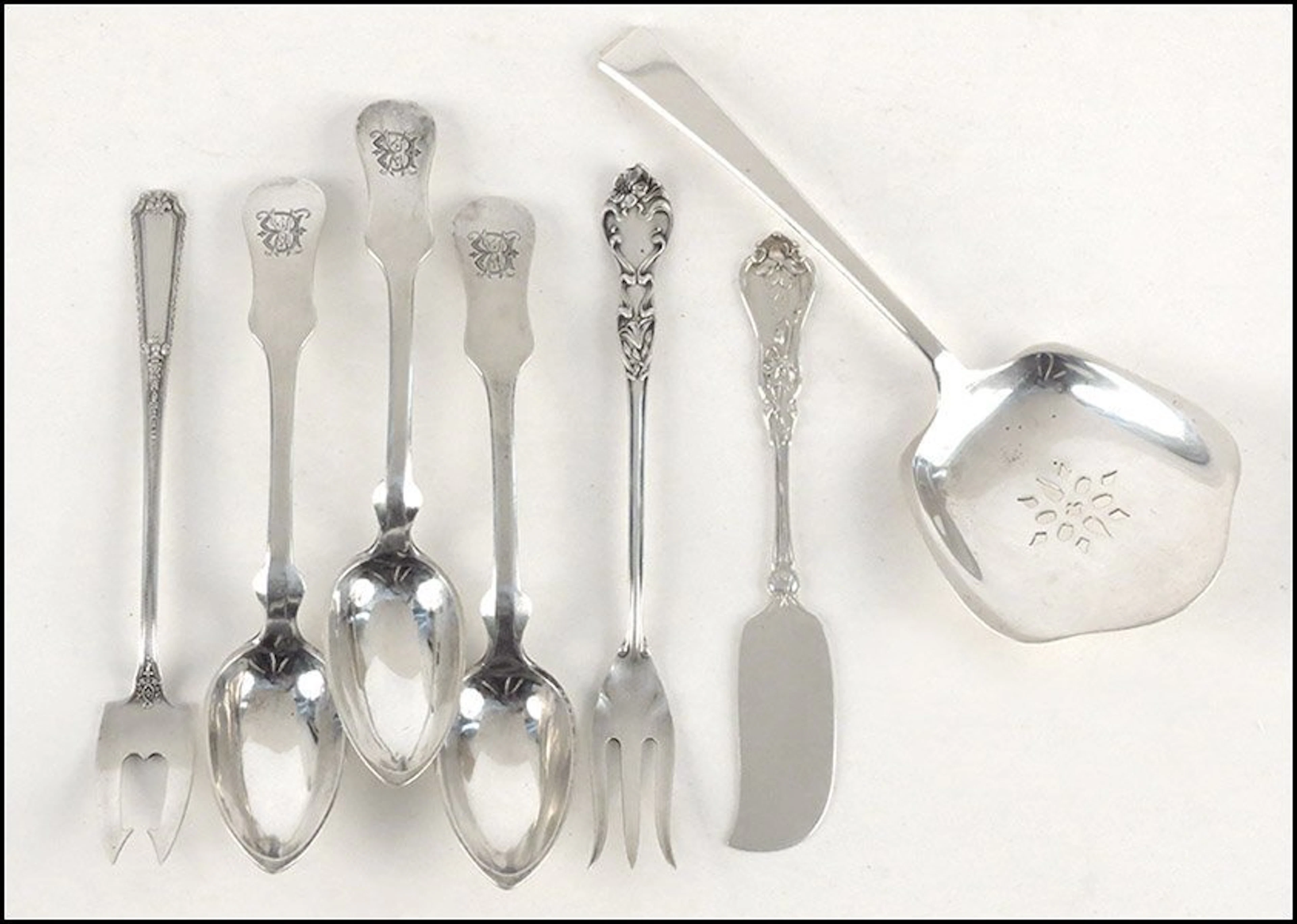 Towle sterling silver pierced server.