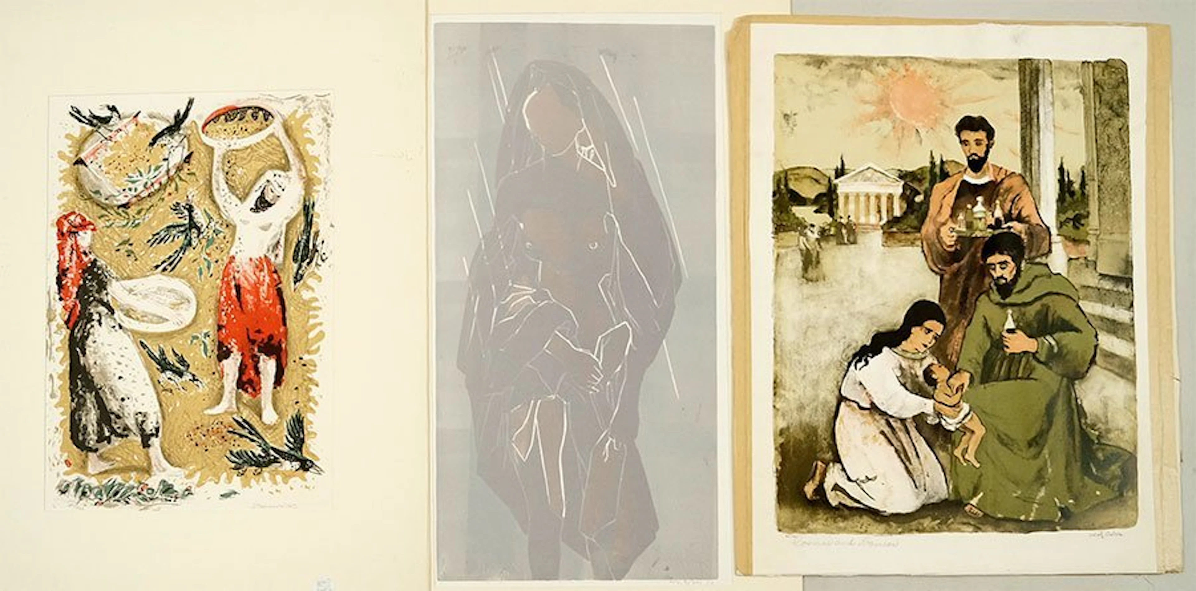 A Collection Of 20th Century Lithographs.