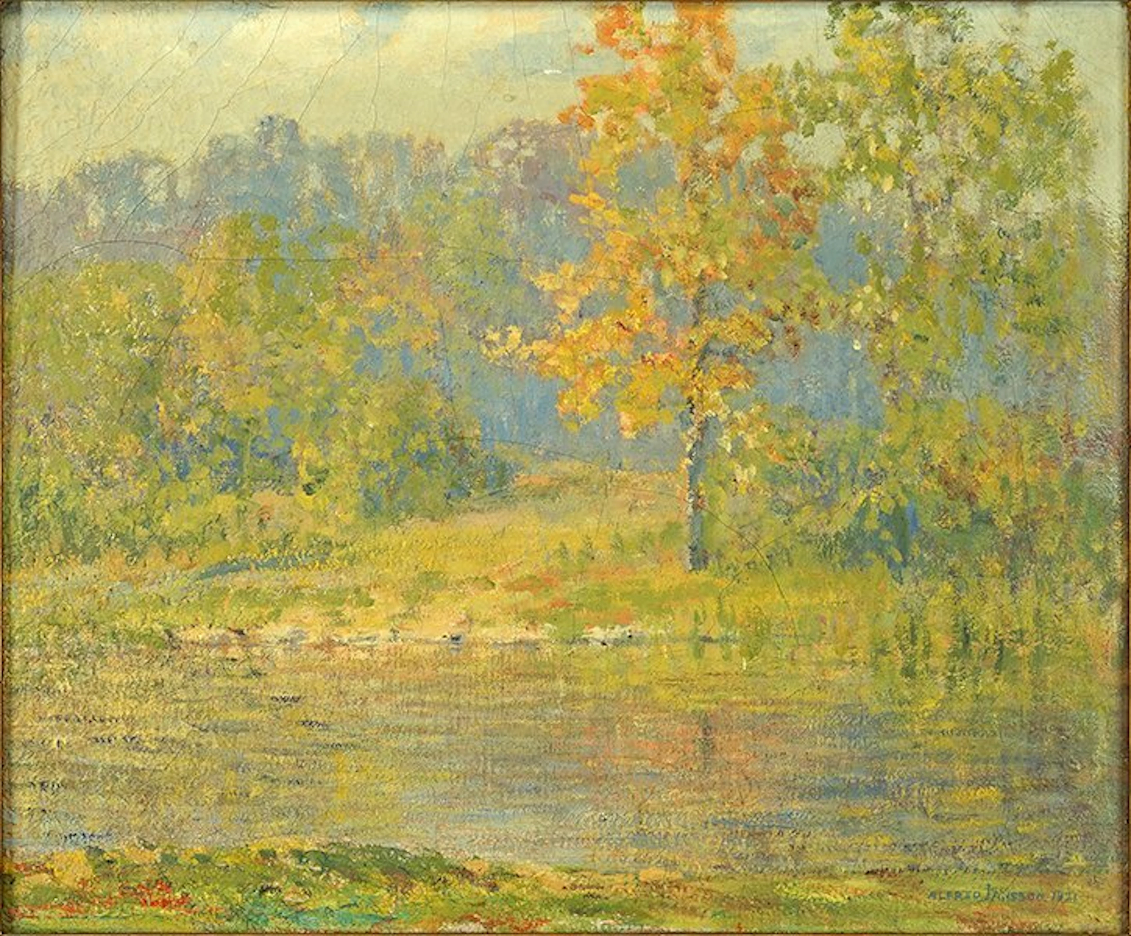 Alfred Jansson (Swedish/American, 1863-1931) Riverside